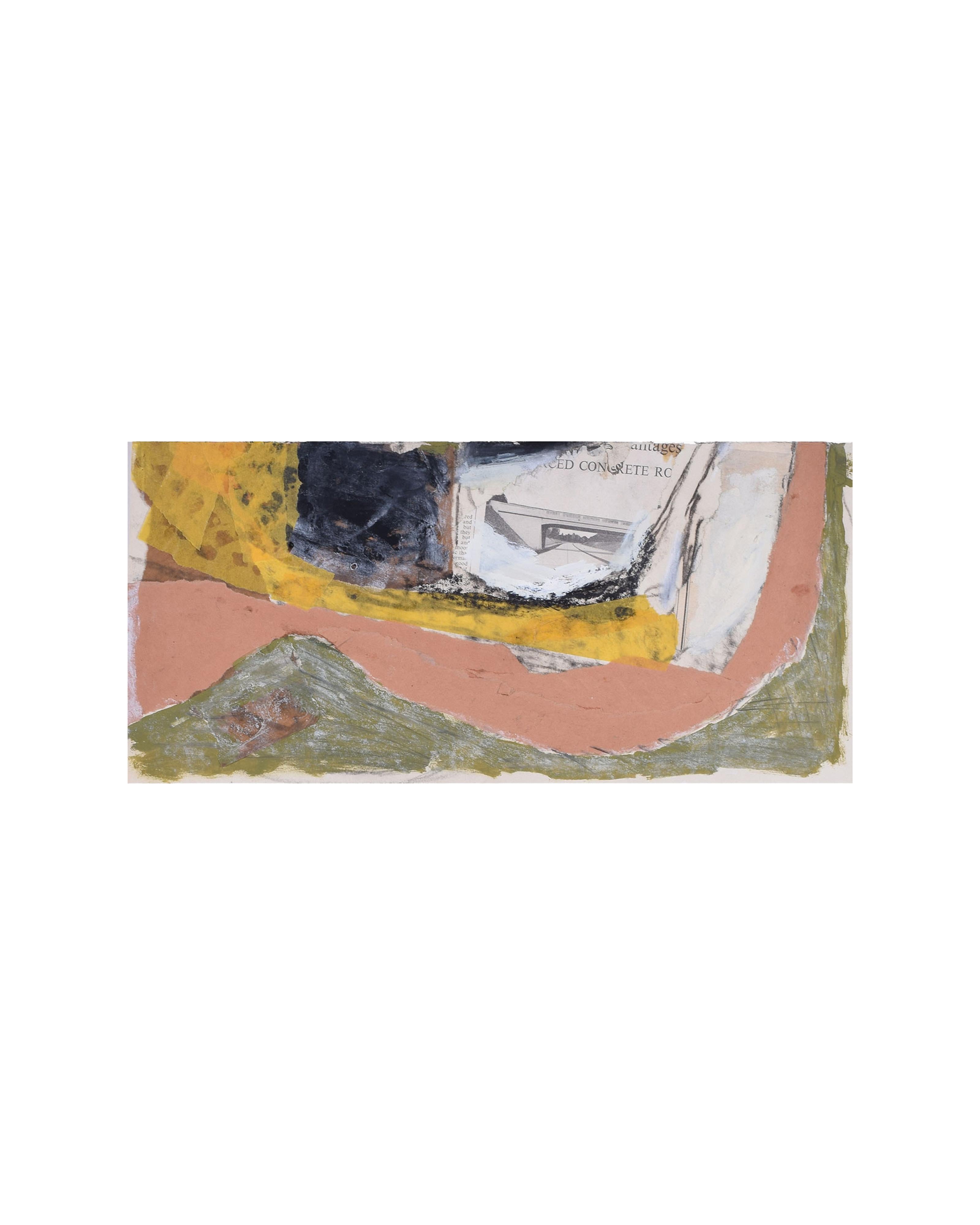 Collage on paper
H27 x W47 cm (framed dimensions)