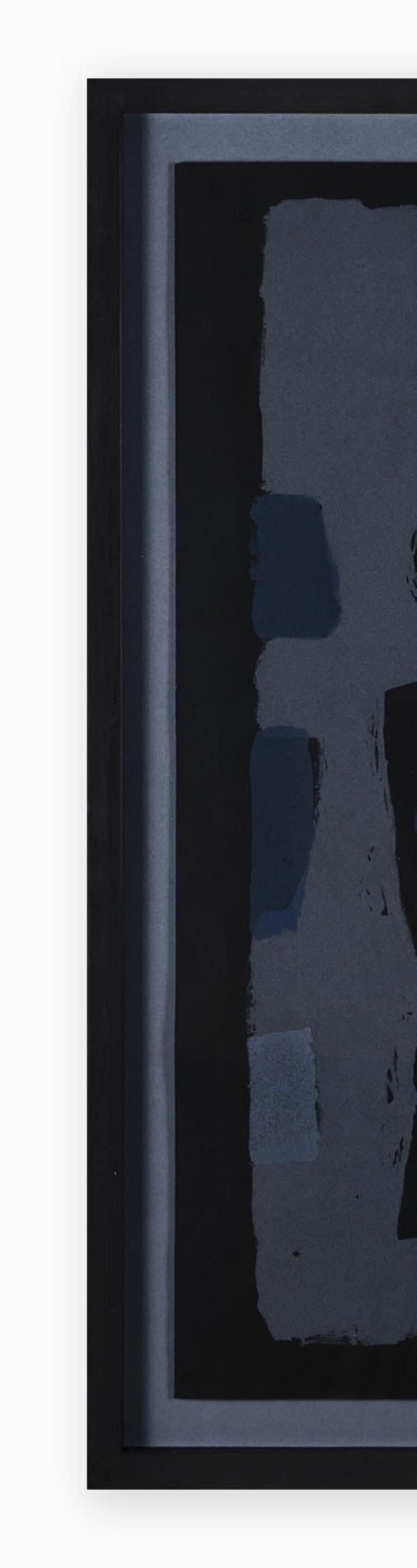 Clifford Ellis, Variaciones sobre seis (Azul sobre negro) en Excelente estado para la venta en London, GB