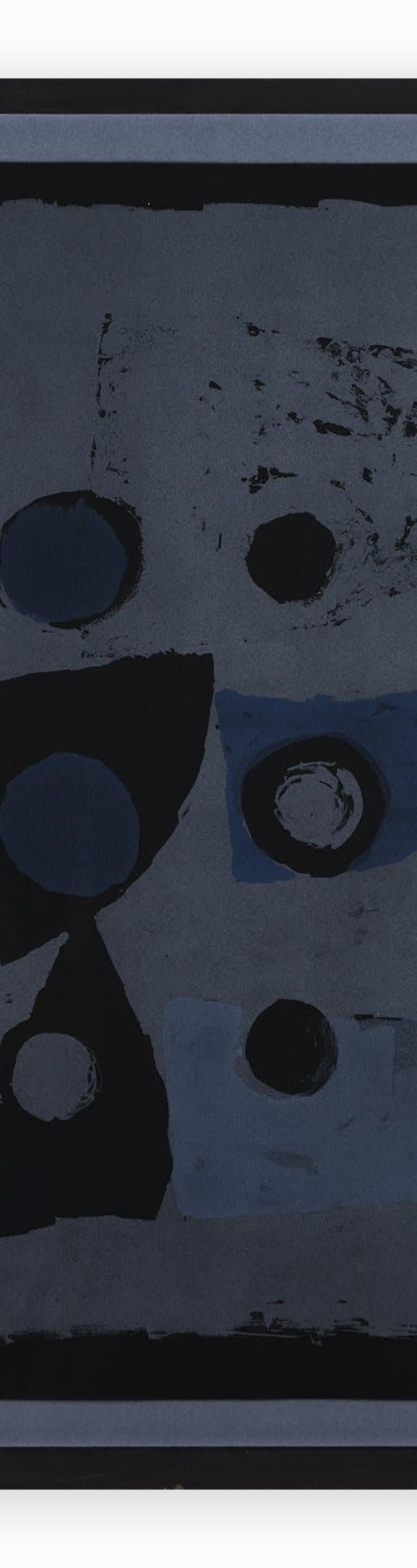 Clifford Ellis, Variaciones sobre seis (Azul sobre negro) siglo XX en venta