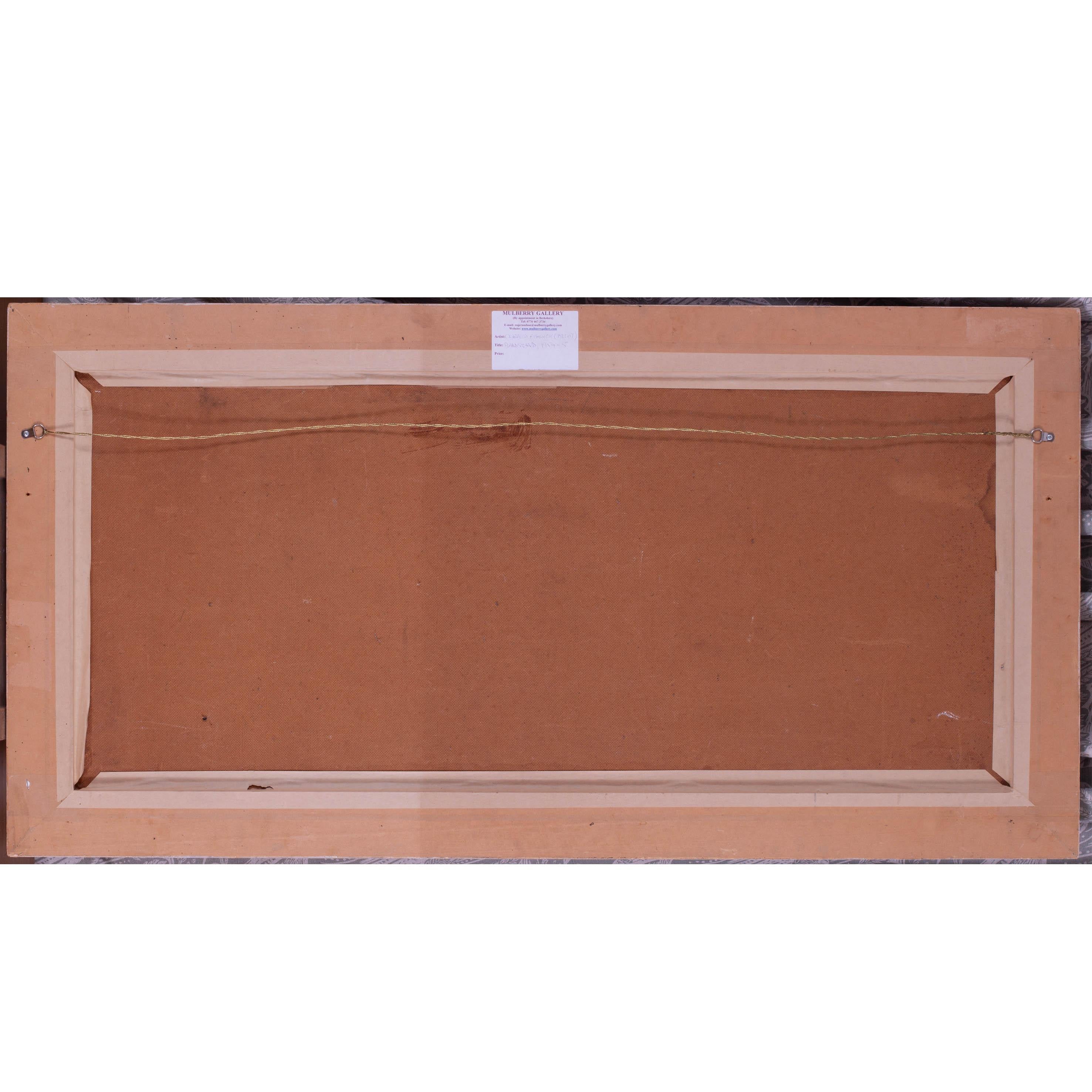 Tableau britannique d'un kiosque à musique, peint en 1954 par Clifford Fishwick en vente 7