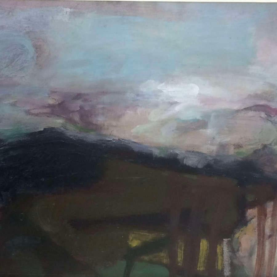 Clifford Fishwick Landscape Painting - Landscape with Trees - Devon