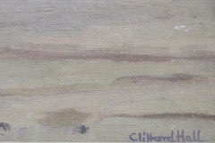 Clifford Hall ROI (1904-1973) original English SIGNED oil painting BEACH WALES