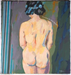 Clifford Hanley (1948-2021) - 1970 Oil, Clouds In Her Hair