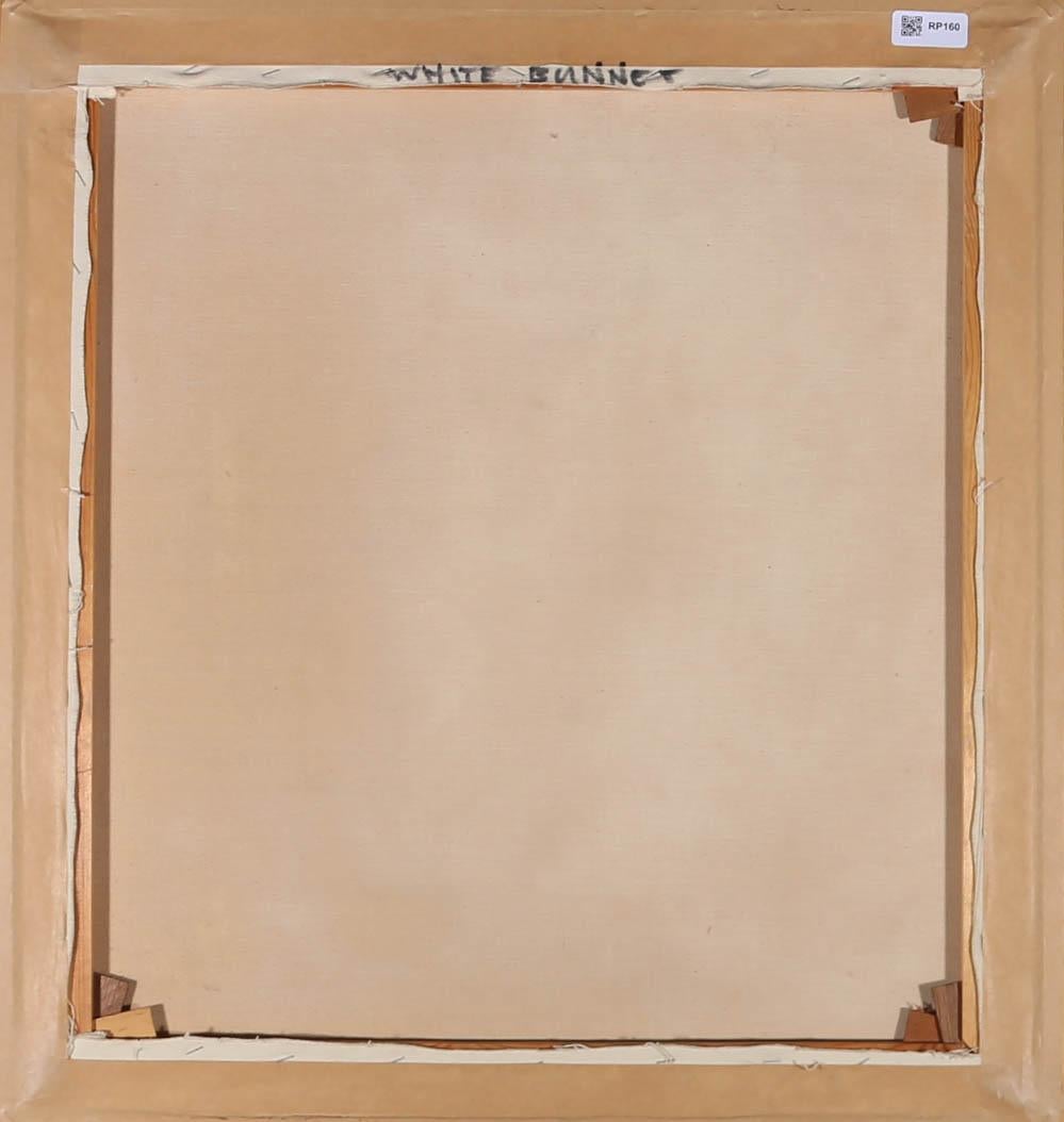 Clifford Hanley (1948-2021) - 1993 Oil, White Bunnet For Sale 3