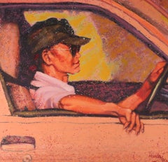 Clifford Hanley (1948-2021) - 1996 Óleo, Komrade