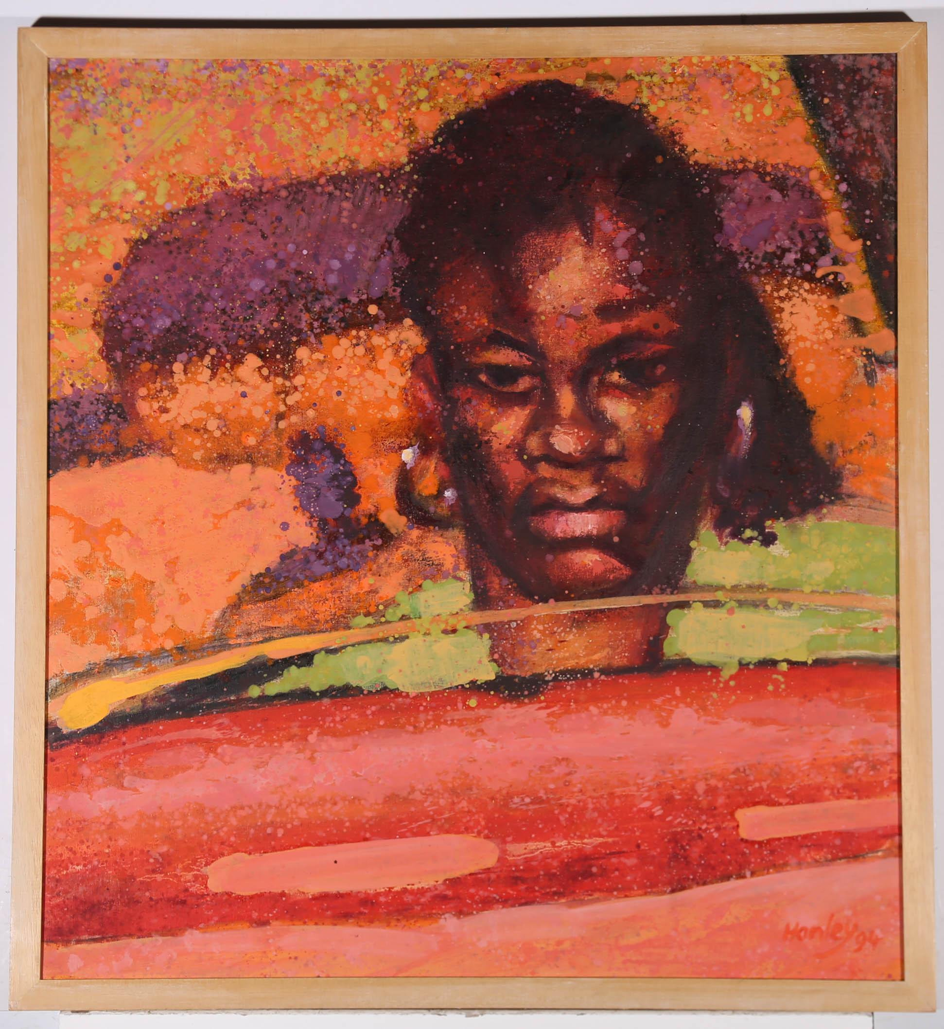Clifford Hanley (1948-2021) - Framed 1994 Oil, Bangles For Sale 2