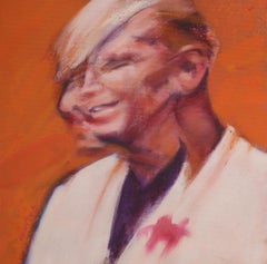 Clifford Hanley (1948-2021) - Framed 2008 Oil, Best Man