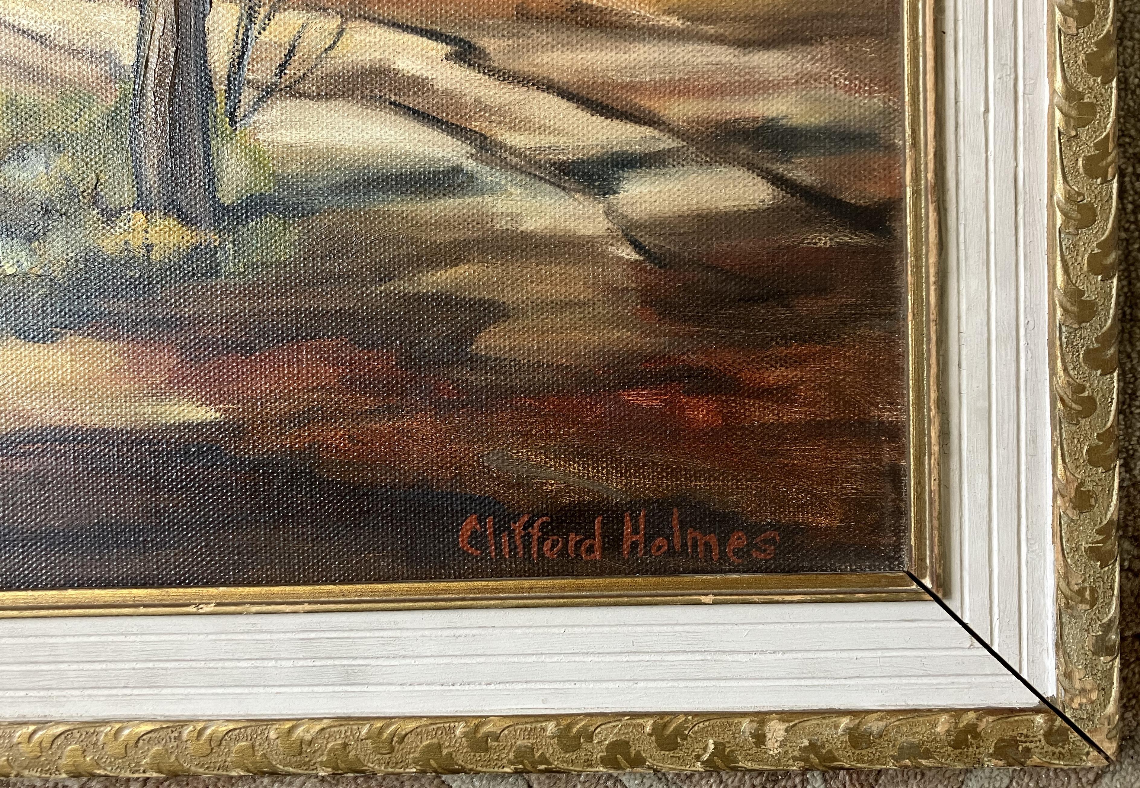 Bundalloch, Highlands écossais - Painting de Clifford Holmes