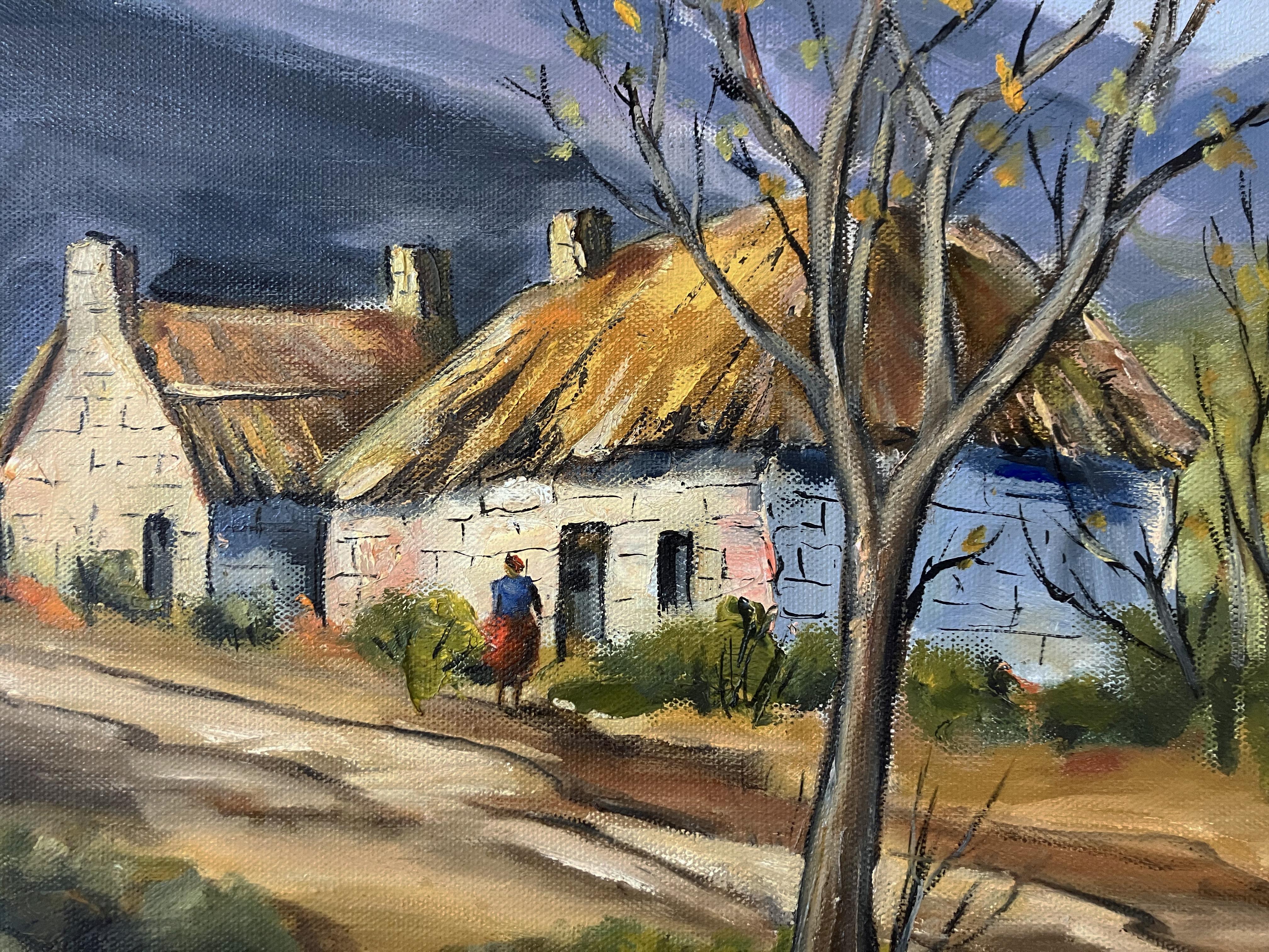 Bundalloch, Scottish Highlands - American Impressionist Painting by Clifford Holmes