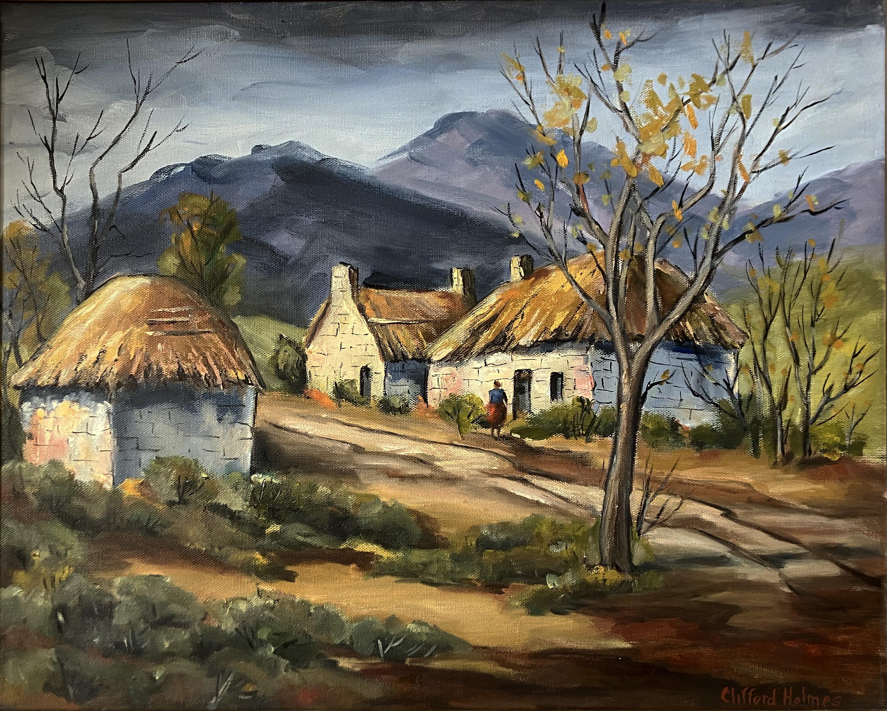 Landscape Painting Clifford Holmes - Bundalloch, Highlands écossais