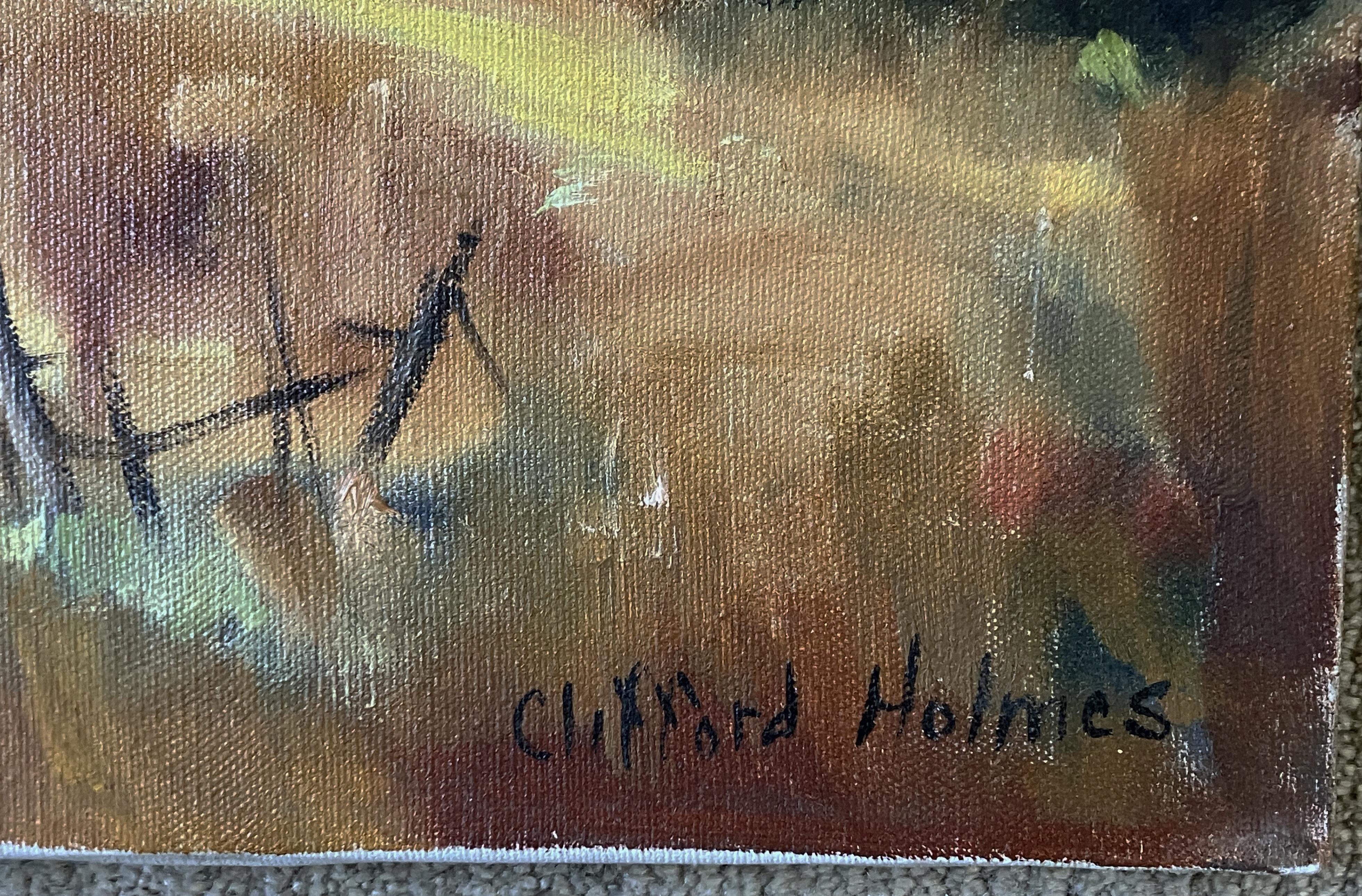 Dublin, California Ranch - Painting by Clifford Holmes