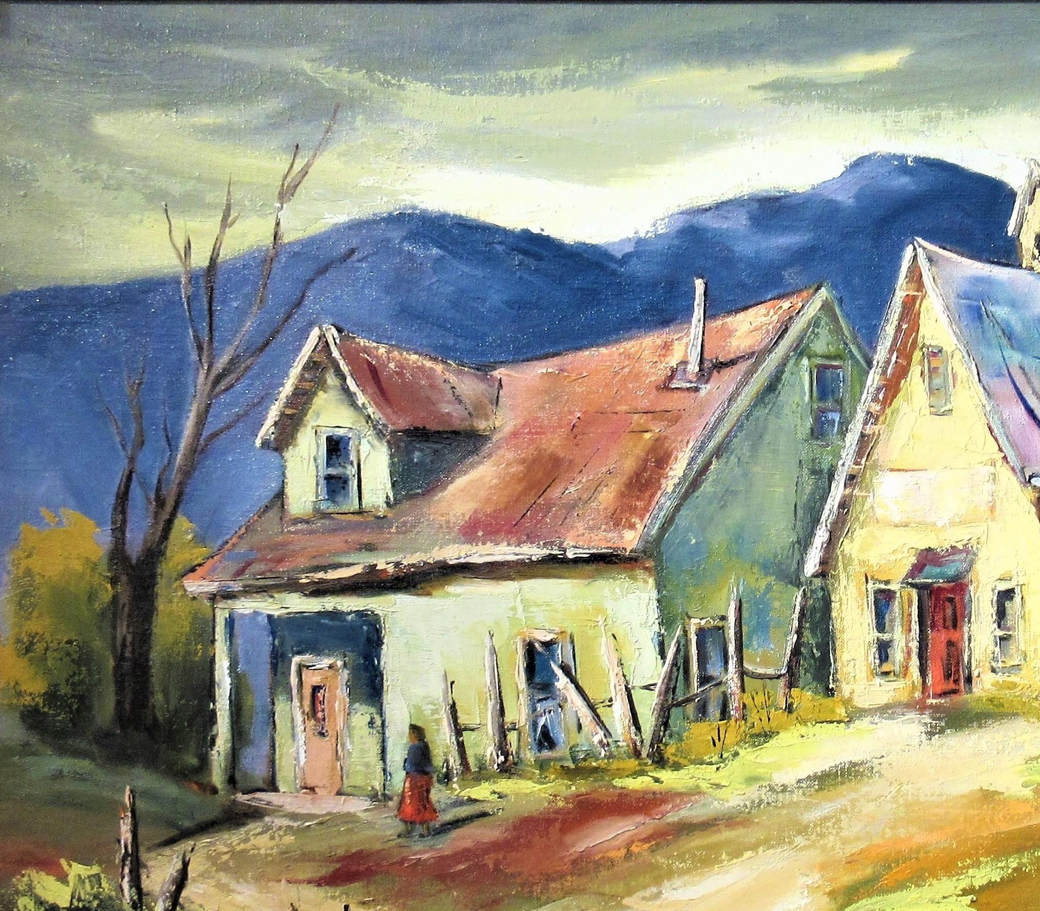 El Vall - Impressionnisme américain Painting par Clifford Holmes