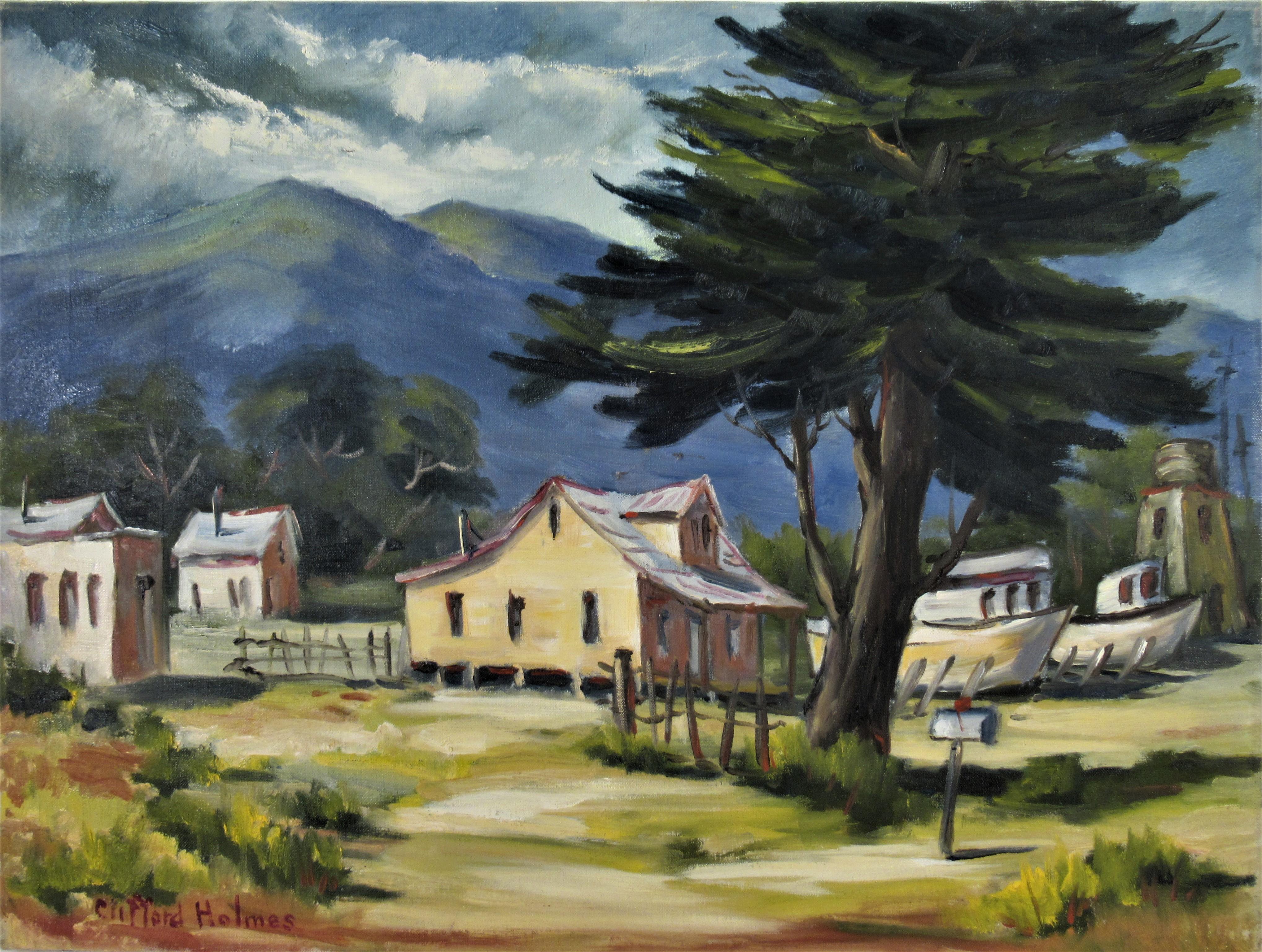 Landscape Painting de Clifford Holmes - Princeton, California