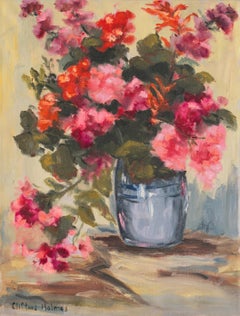 Vintage 'Summer Bouquet', Society of Western Artists, De Young Museum, Oakland Museum