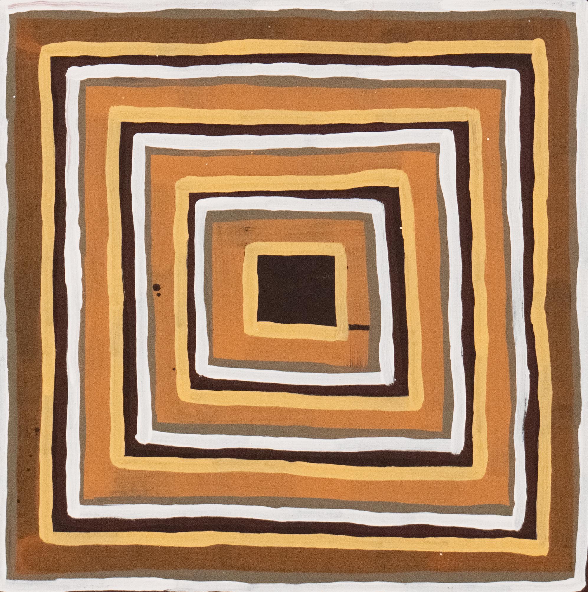 Meeting Place - Painting by Clifford Japaljarri Thompson