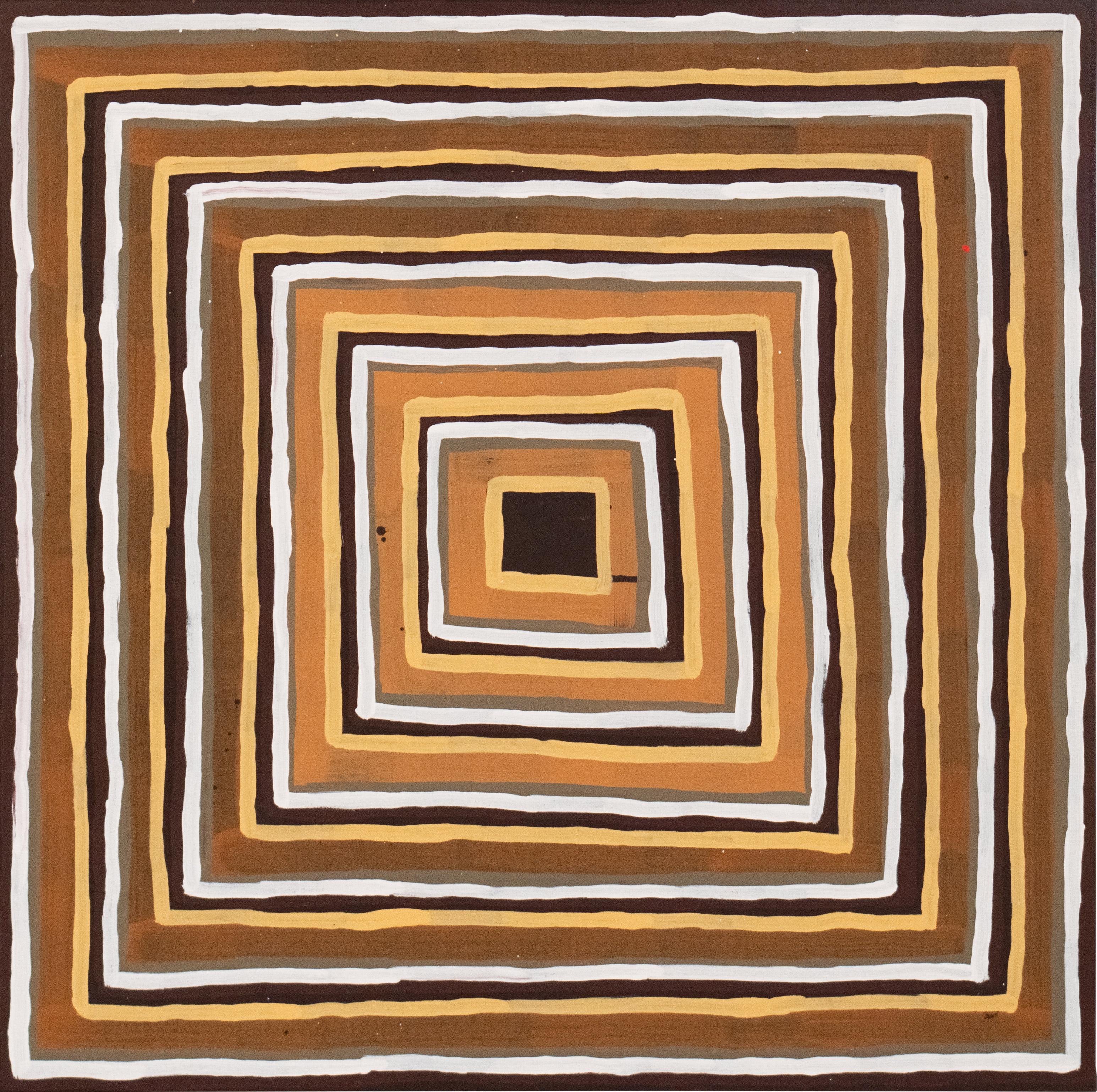 Clifford Japaljarri Thompson is a Kaytetye man who was born in Warumungu Country (Tennant Creek), Northern Territory, in 1980 and grew up in Alekarenge (Ali Curung). His mother's Country is Karlu Karlu/Devils Marbles and his father's Country is