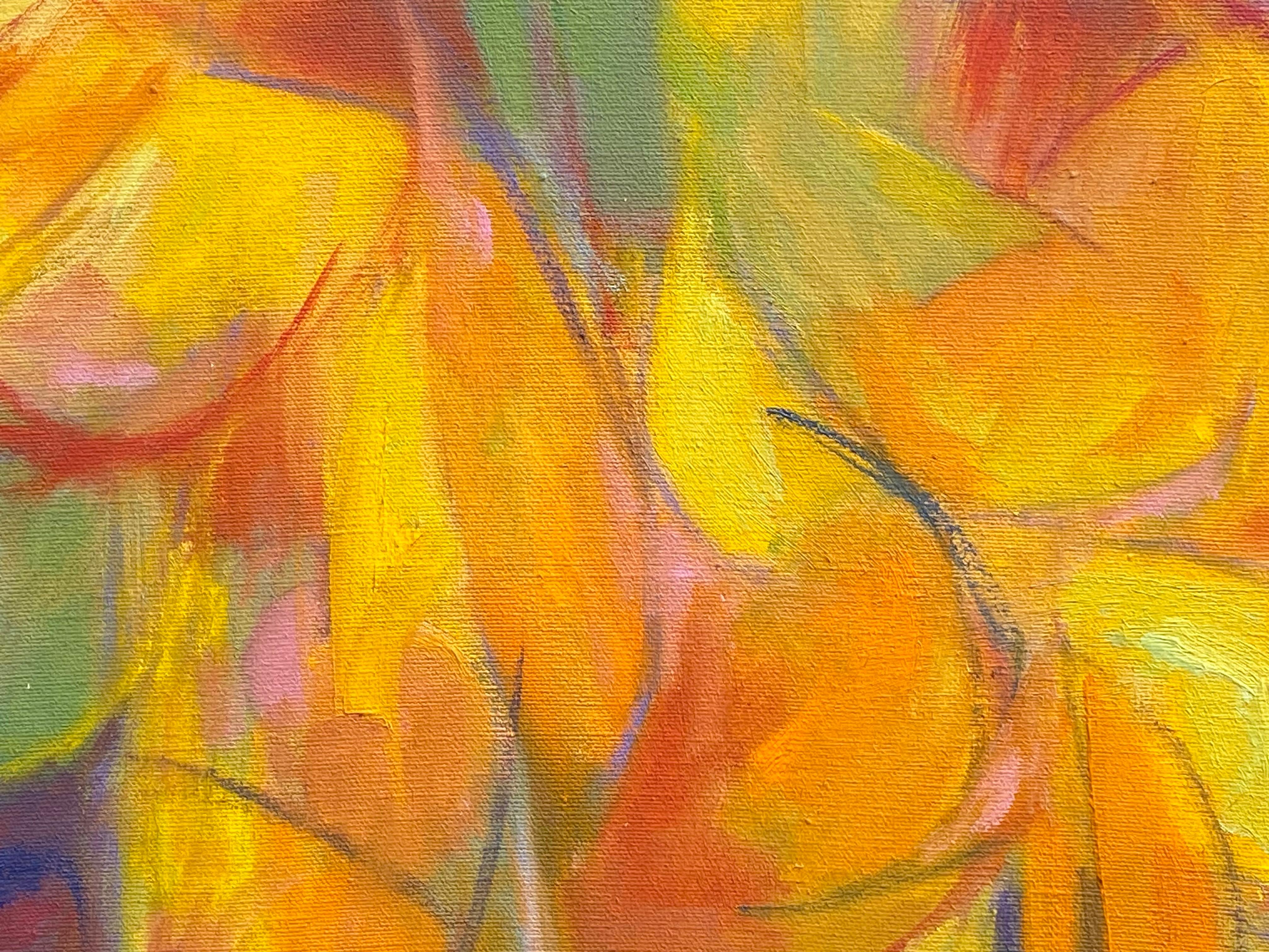 “Oranges” - Contemporary Painting by Clifford Johnson