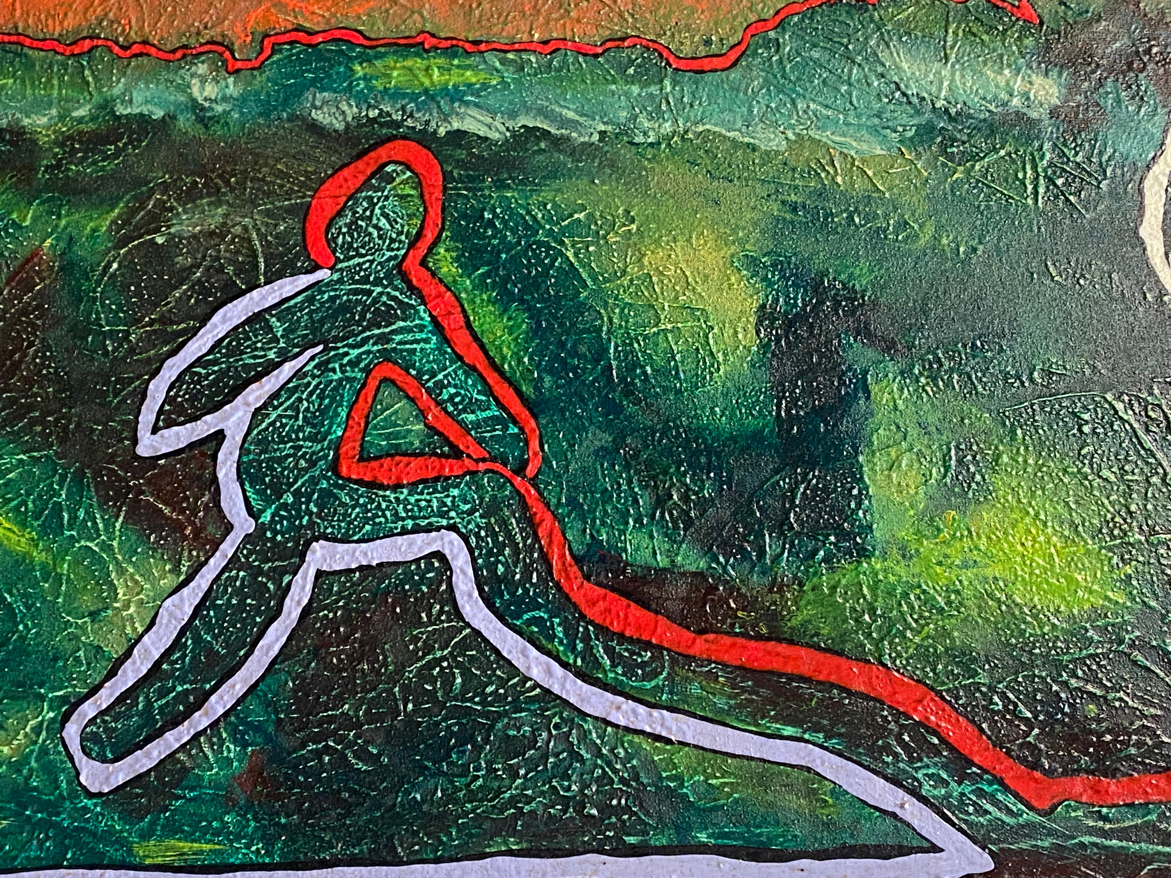 Landschaft, Ölgemälde #1 von Clifford Kluge im Angebot 1
