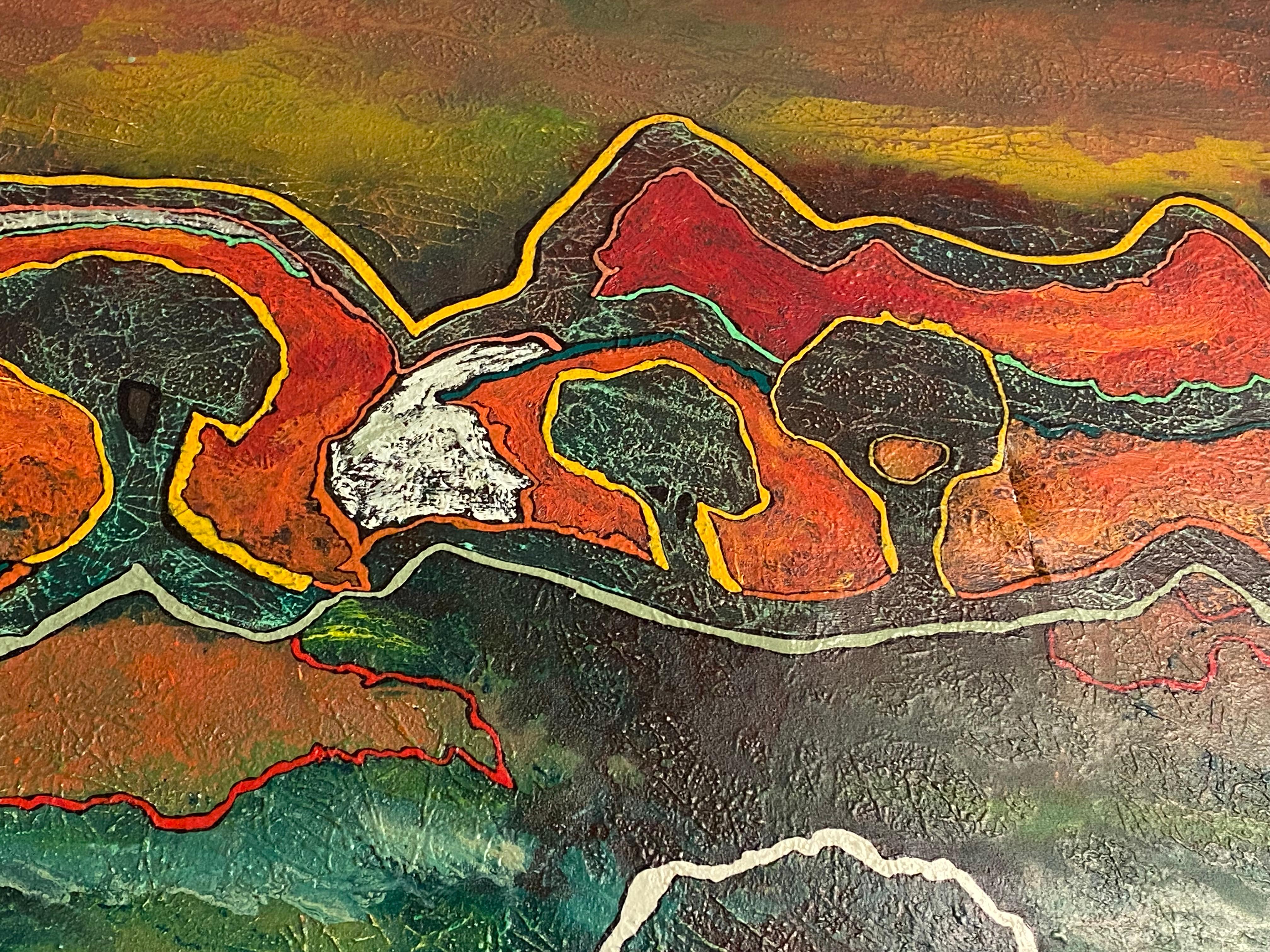 Landschaft, Ölgemälde #1 von Clifford Kluge im Angebot 2