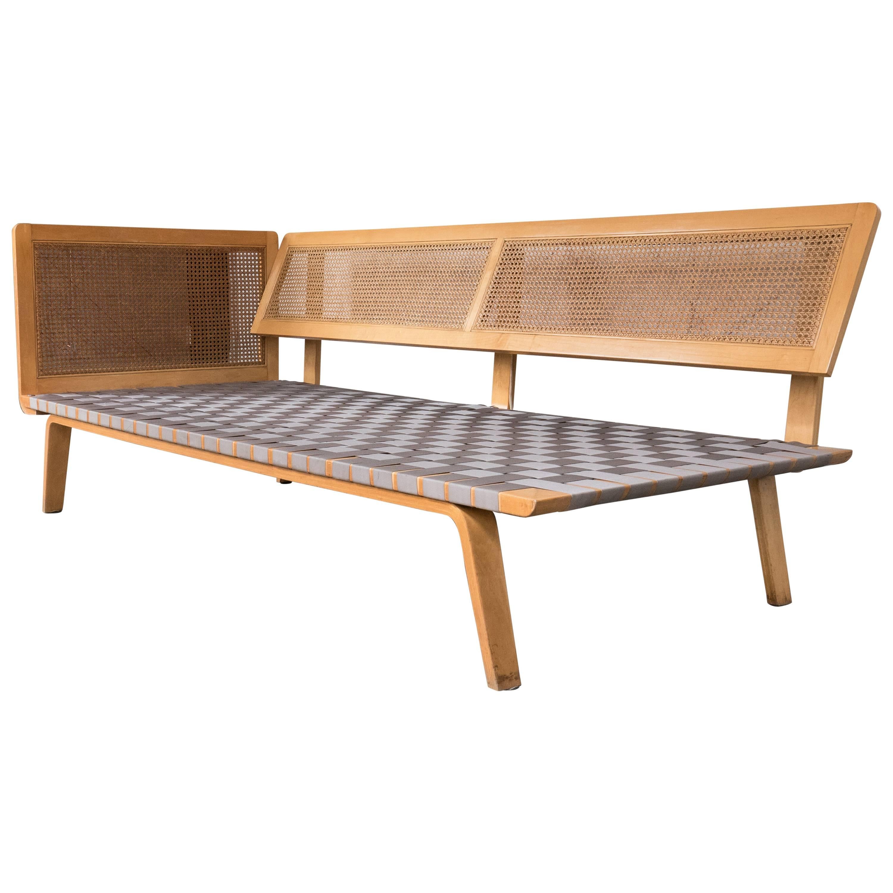 Clifford Pascoe Daybed with Original Caning and Webbing