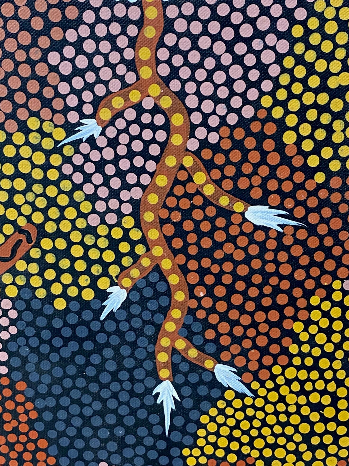 20th Century Clifford Possum Tjapaltjarri Indigenous Aboriginal Art Large Original Painting