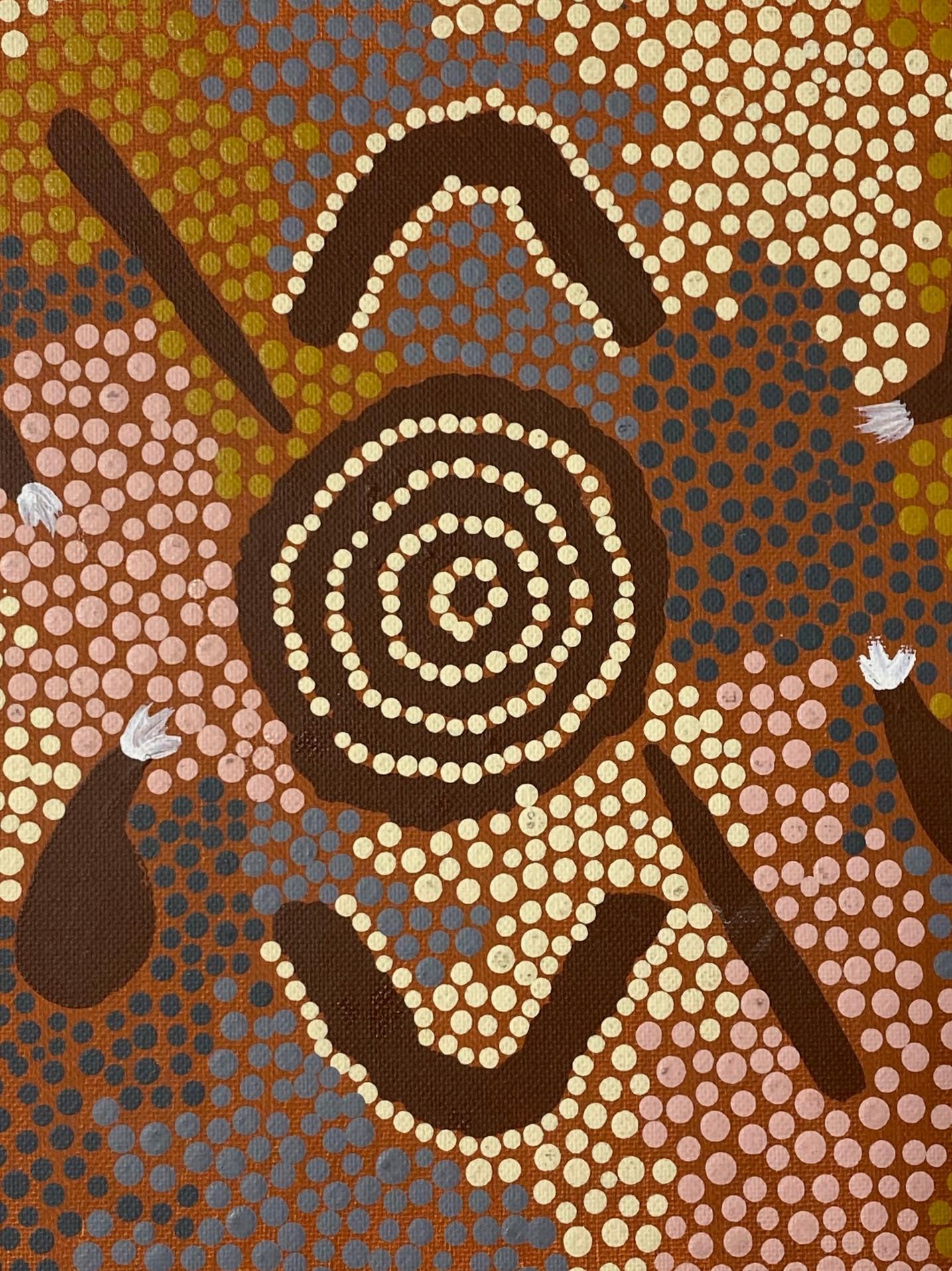 Australian Clifford Possum Tjapaltjarri Signed Indigenous Aboriginal Art Original Painting  For Sale
