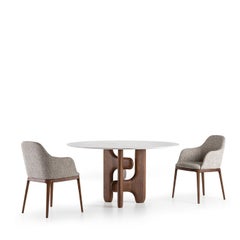 Clifford Rectangular Dining Table with Glass top