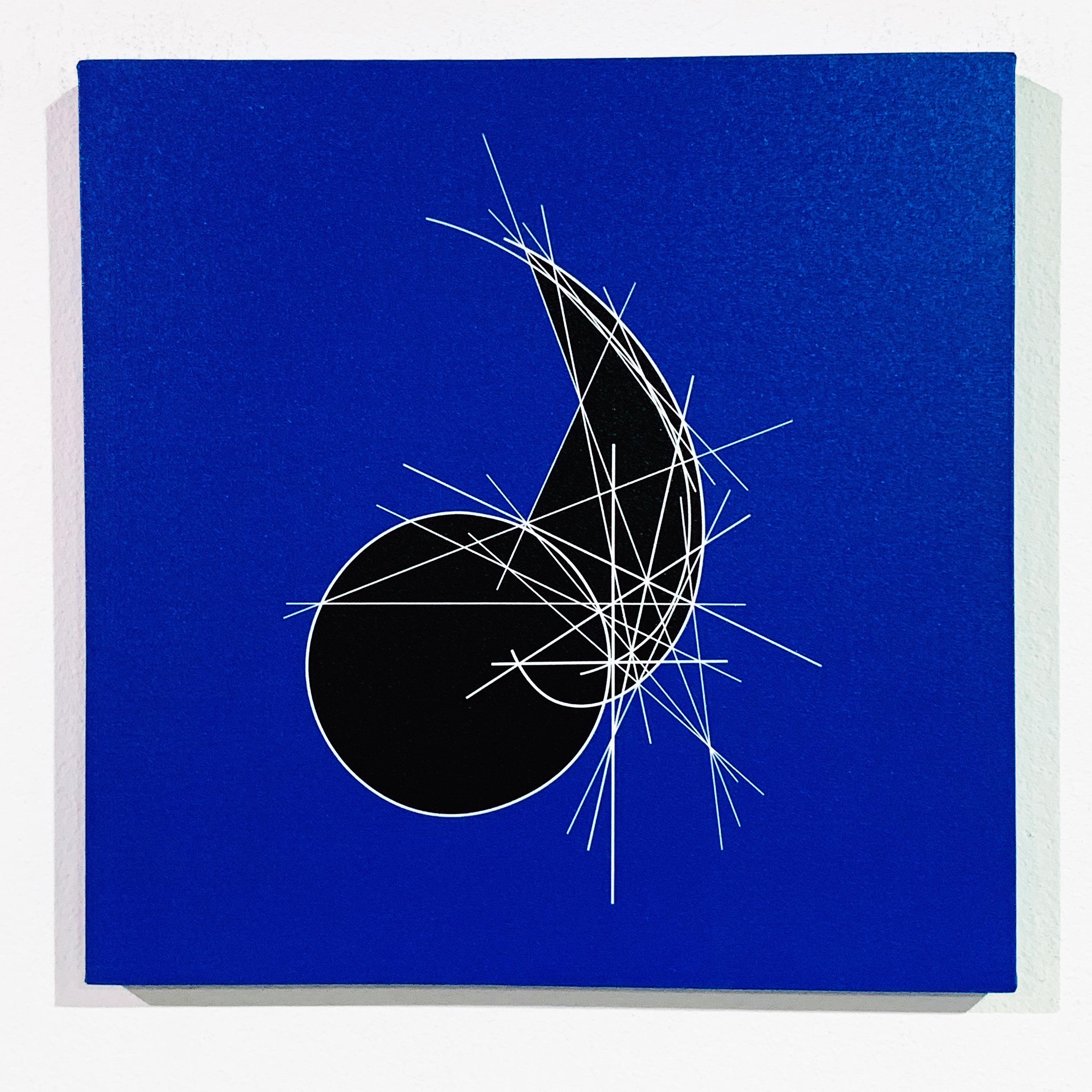 Double Generation of Hypocycloid. r1= R-r - Mixed Media Art by Clifford Singer