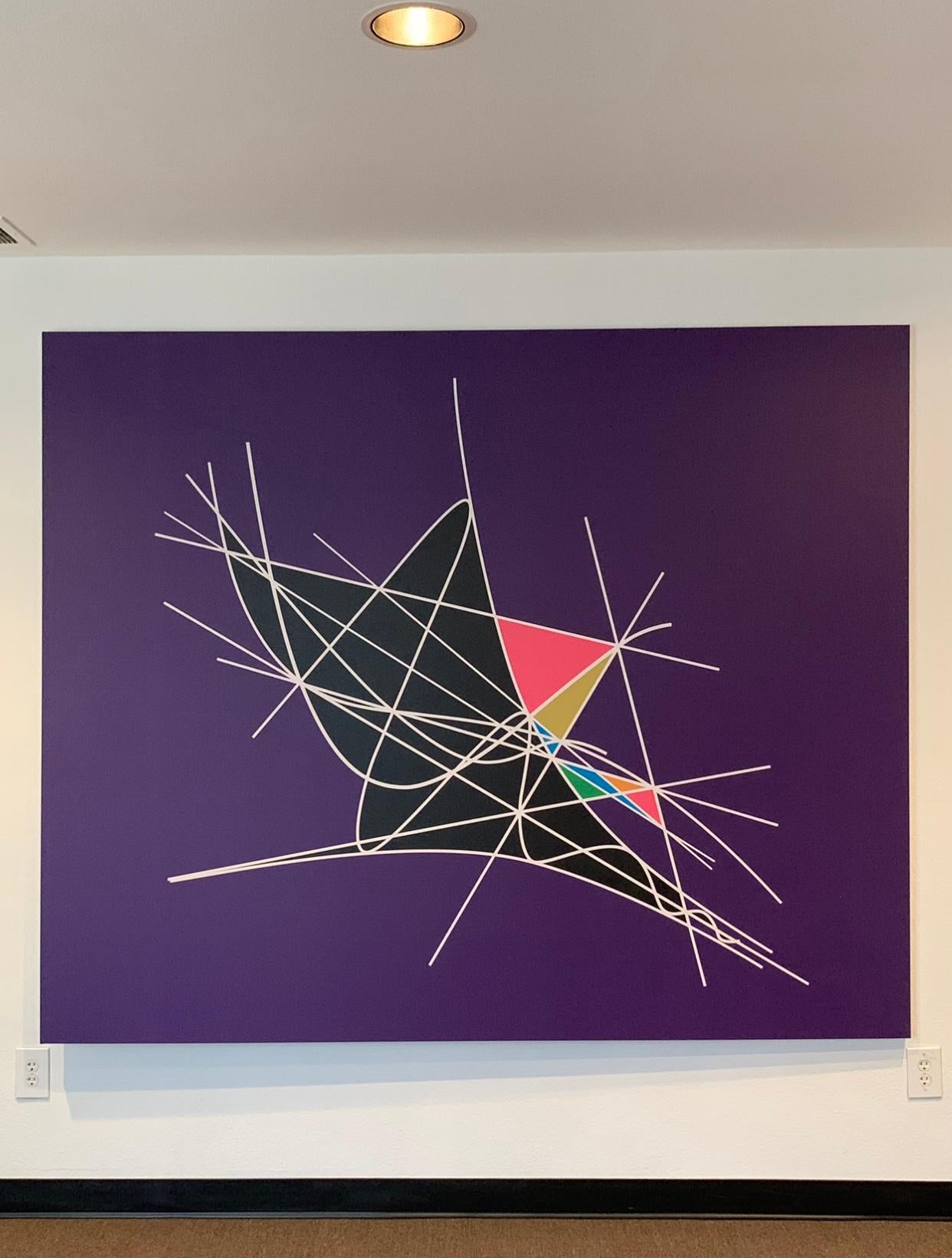 Abstract Painting Clifford Singer - Relativisation algébraique de la géométrie 