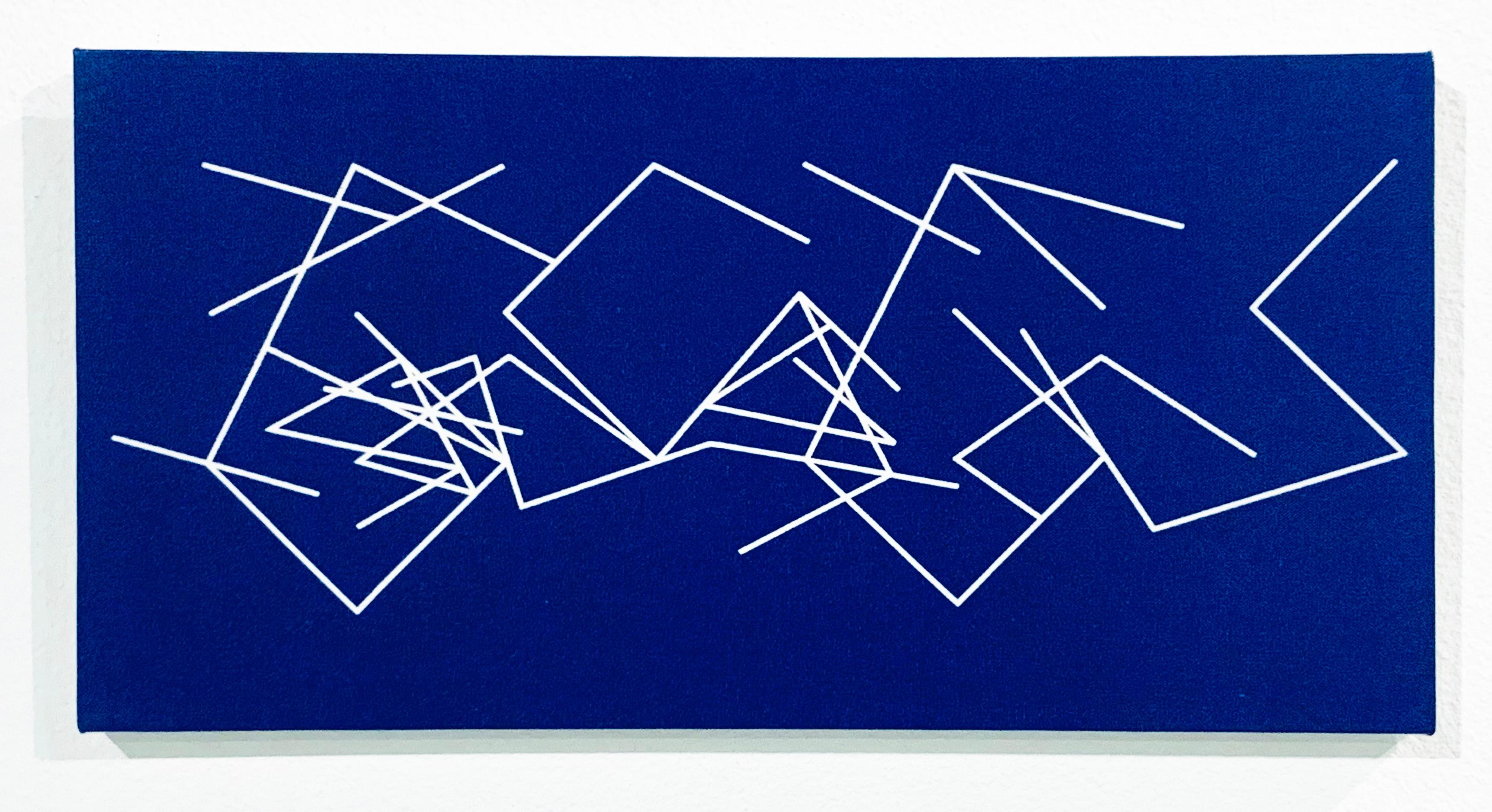 Abstract Painting Clifford Singer - Nuages géométriques