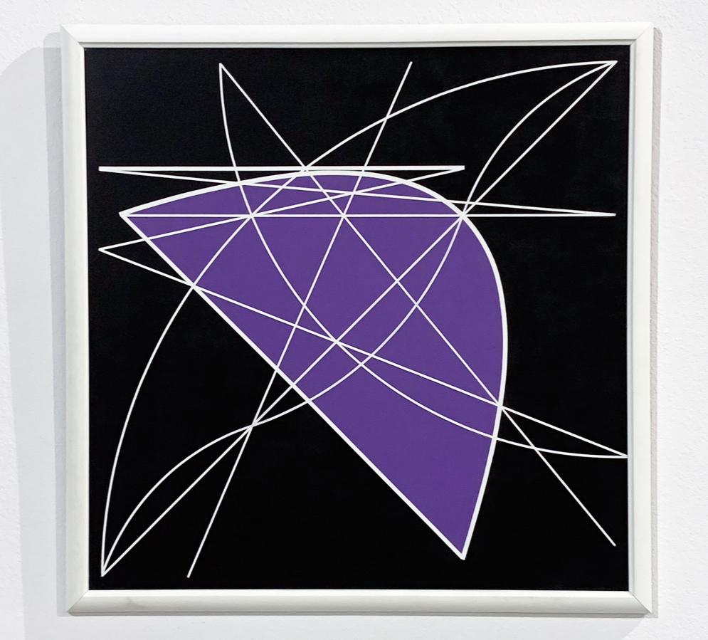 Clifford Singer Abstract Painting - Parabola Still