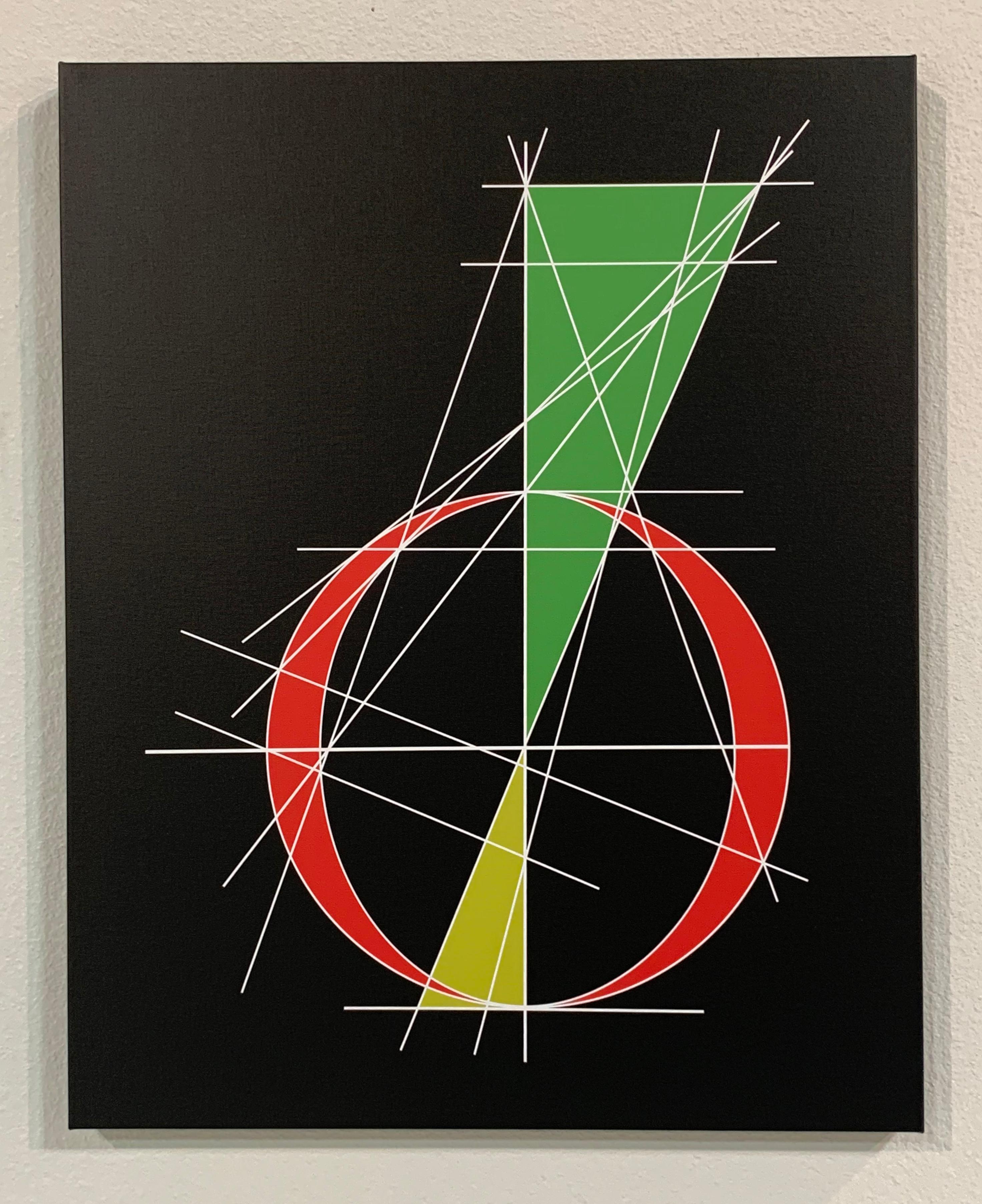 Clifford Singer Abstract Print - Newton's Synod