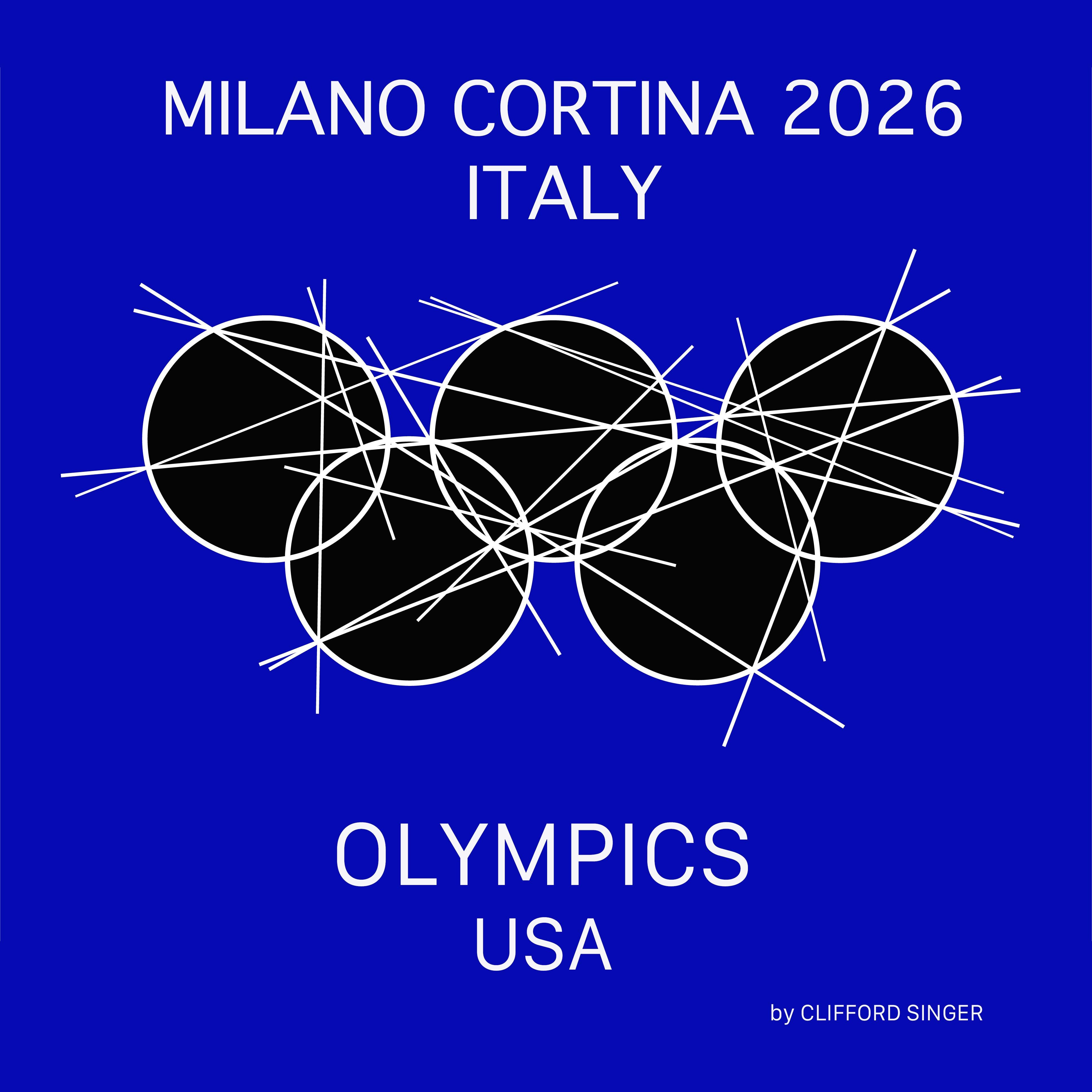 Olympics. Milano Cortina. 2026 - Print by Clifford Singer
