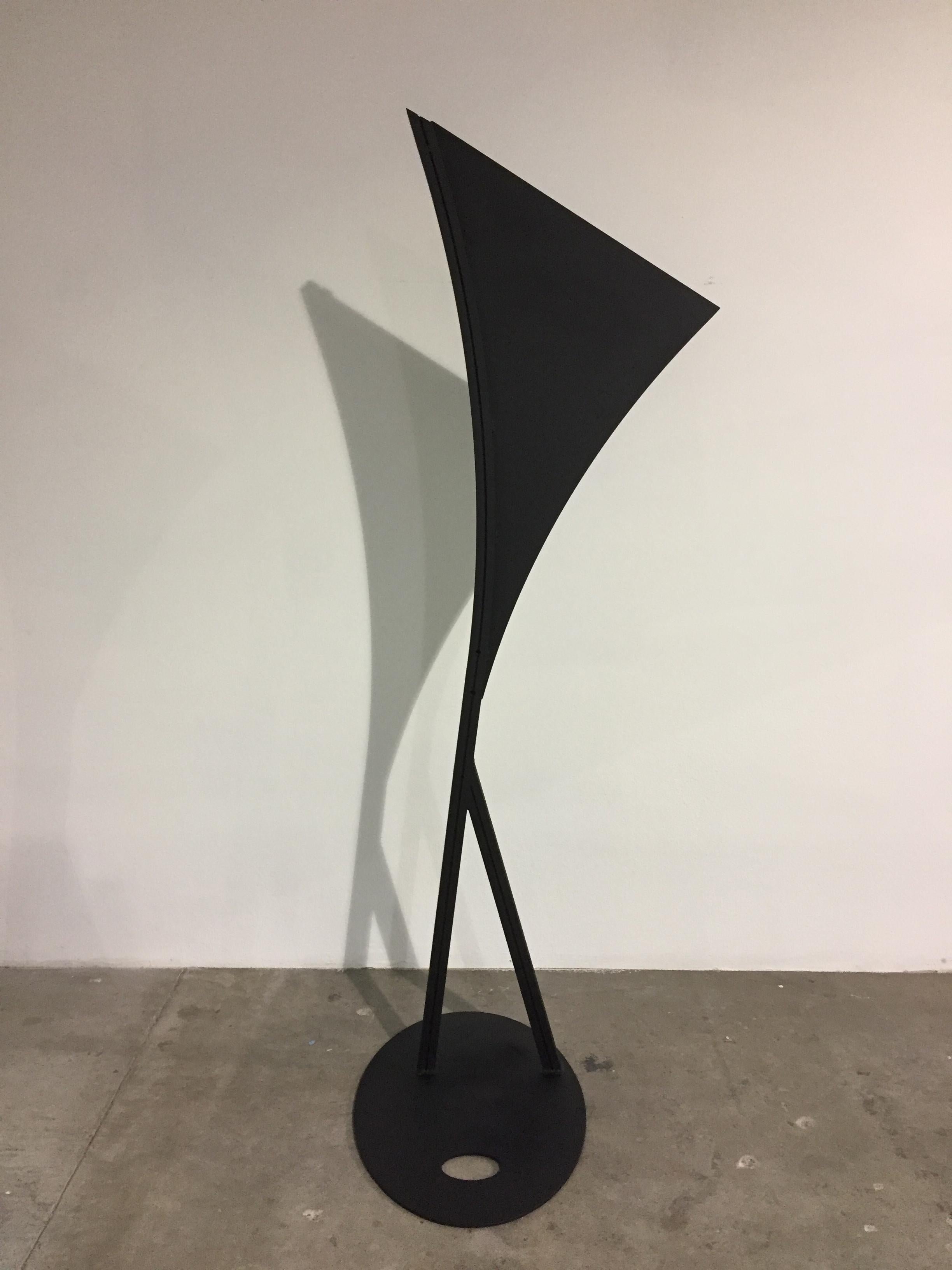 Clifford Singer Abstract Sculpture - Black Sail