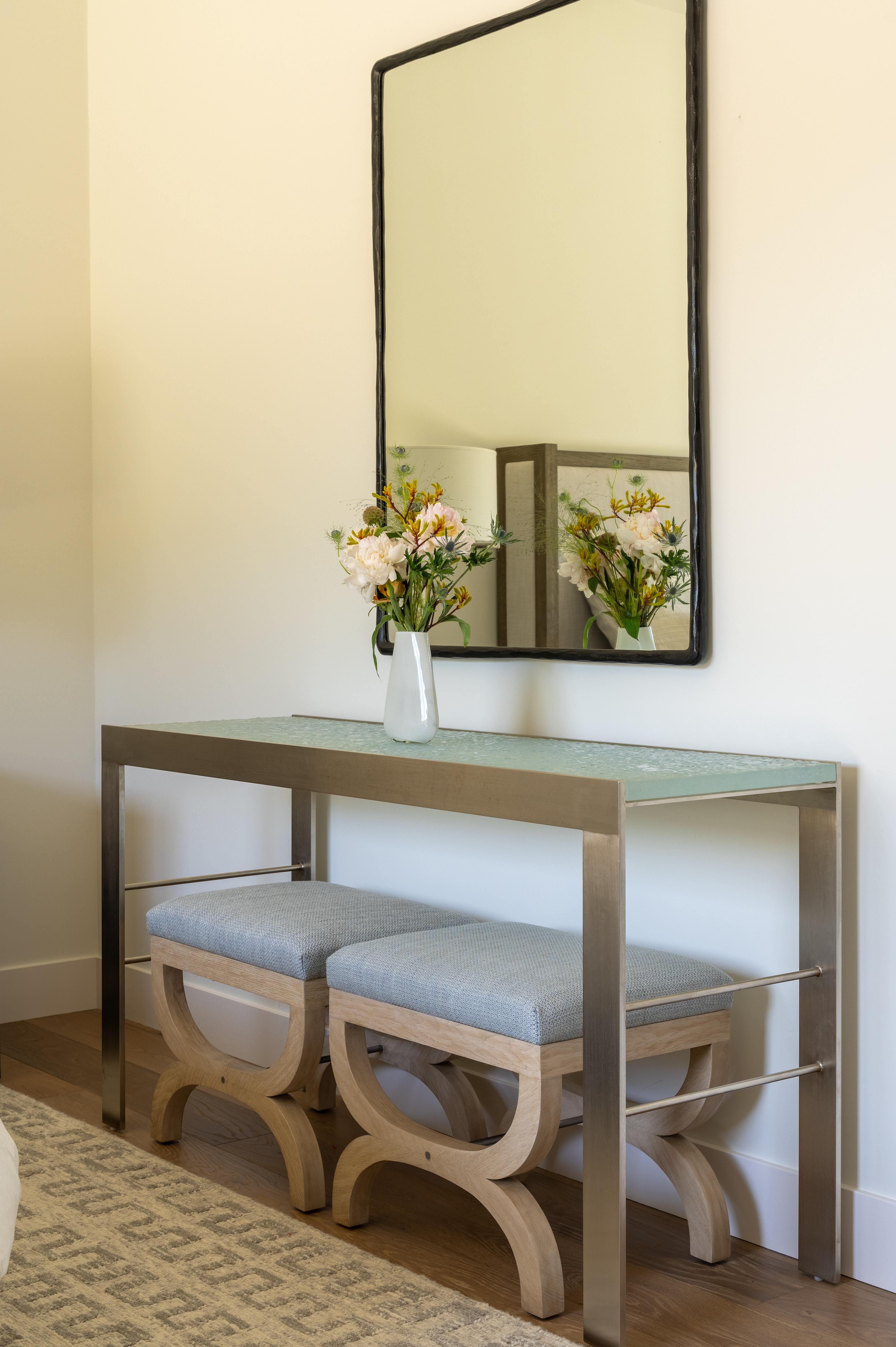 Clift Console Glass Top For Sale 1