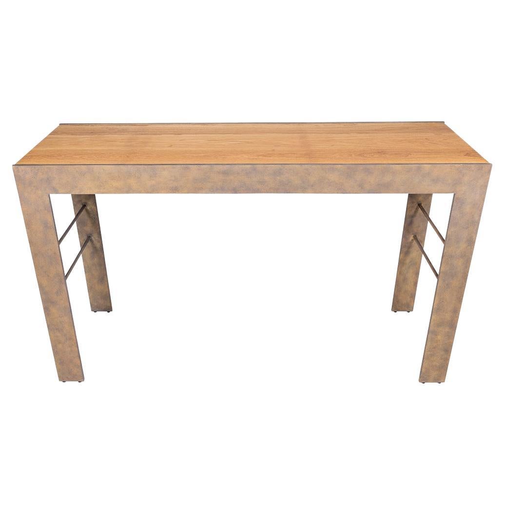 Clift Console Wood Top