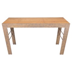 Clift Console Wood Top