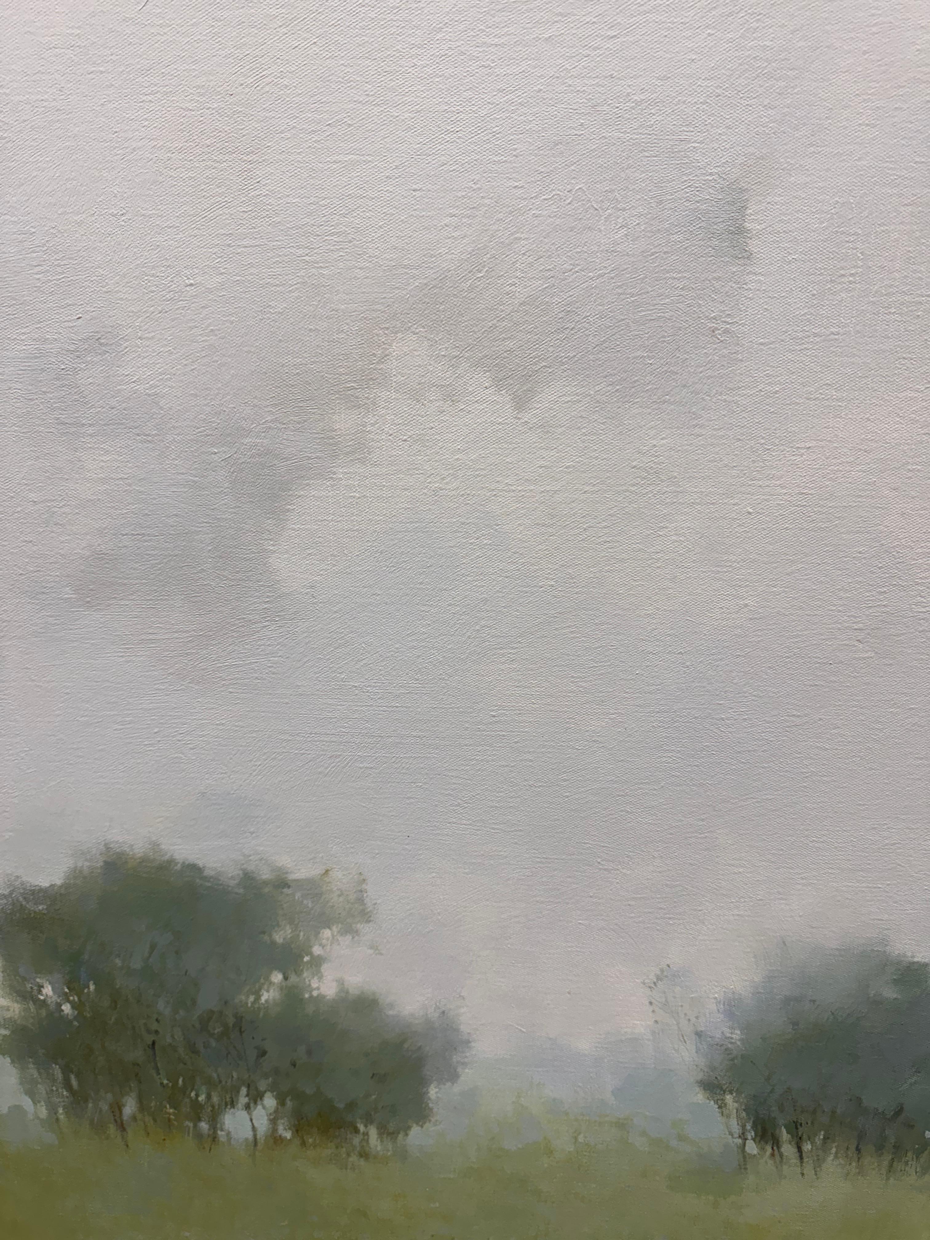 Clifton, ein zeitgenössischer chinesischer Künstler, vertieft sich in die exquisite Kunst der Pleinairmalerei. Mit jedem Pinselstrich fängt er das dynamische Zusammenspiel von Licht und Atmosphäre ein und verwandelt die heiteren Ausblicke ländlicher