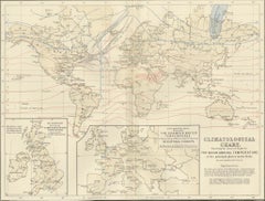 Climatological Map by A.K. Johnston – Global Temperatures Chart 1852