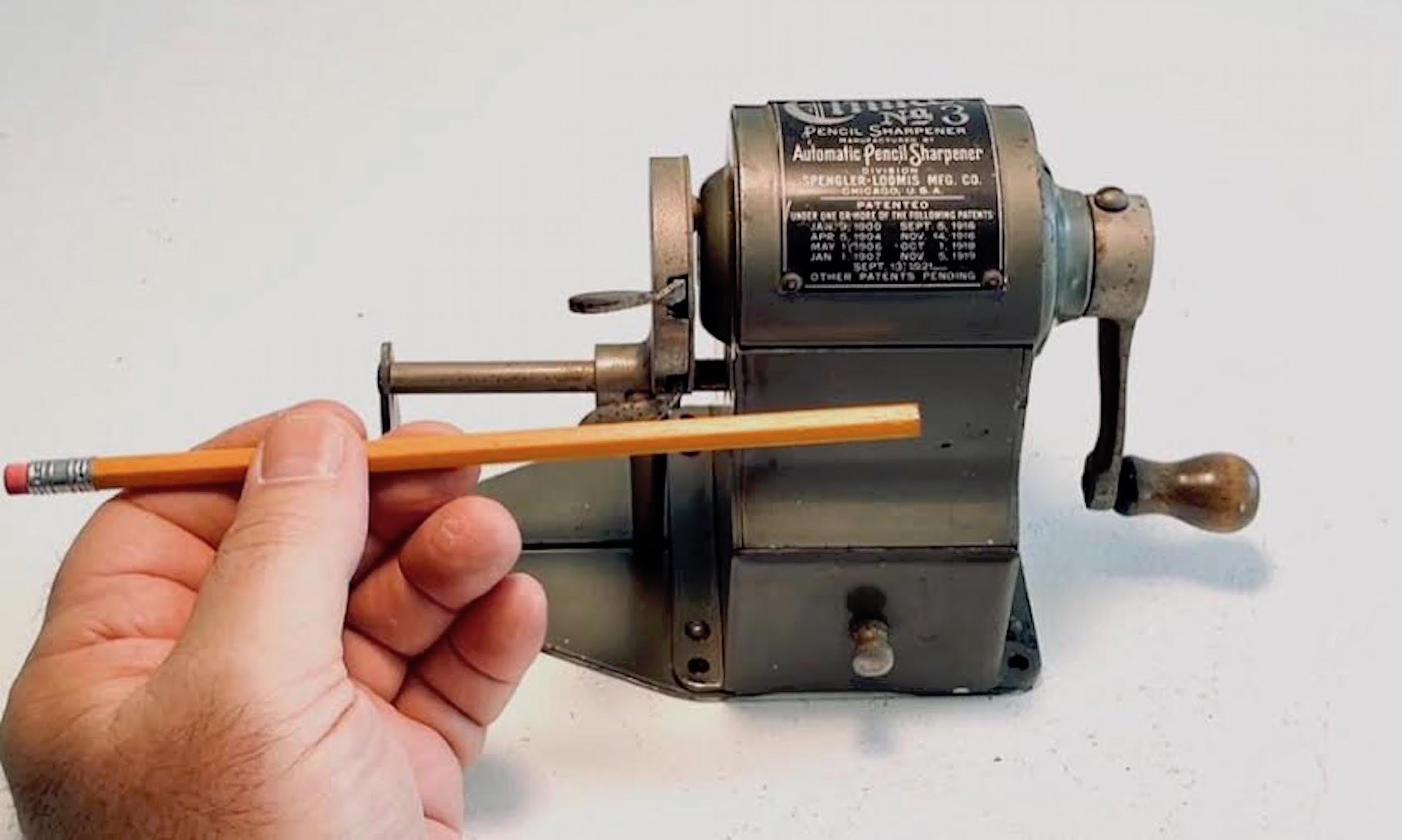 Climax No. 3 Industrial Automatic Pencil Sharpener In Excellent Condition In Los Angeles, CA