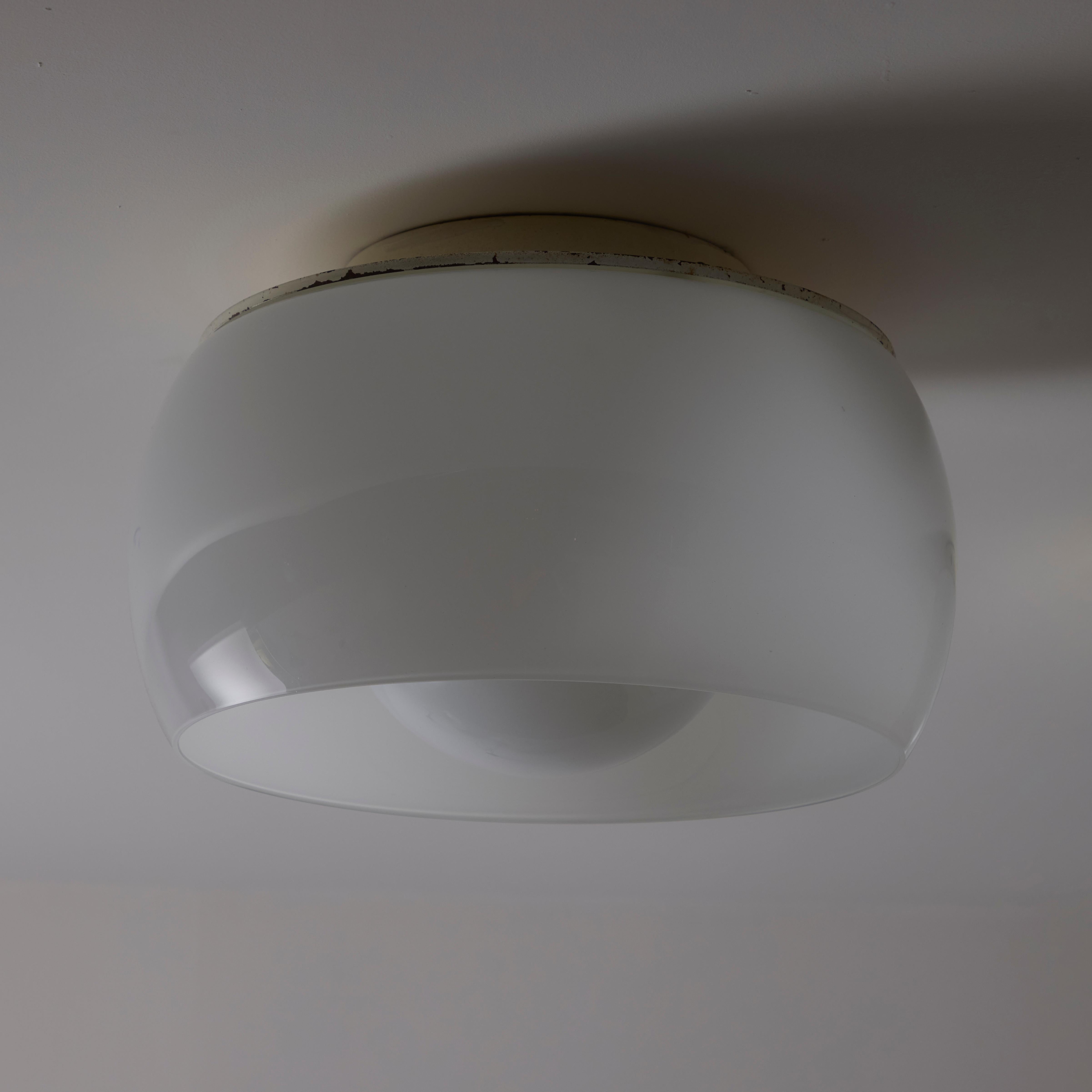 Single 'Clinio' Flush Mount by Vico Magistretti for Artemide 7