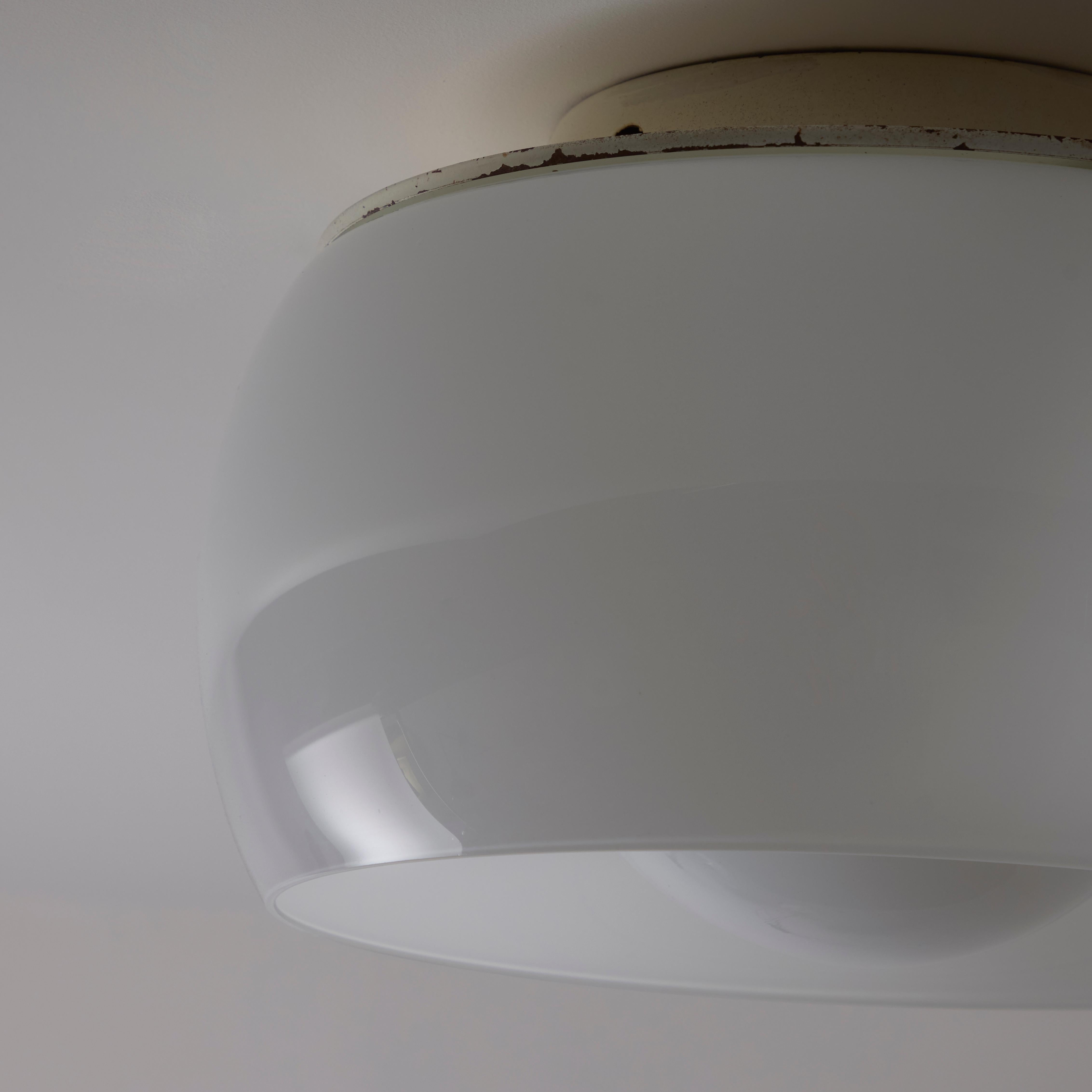 Single 'Clinio' Flush Mount by Vico Magistretti for Artemide 8