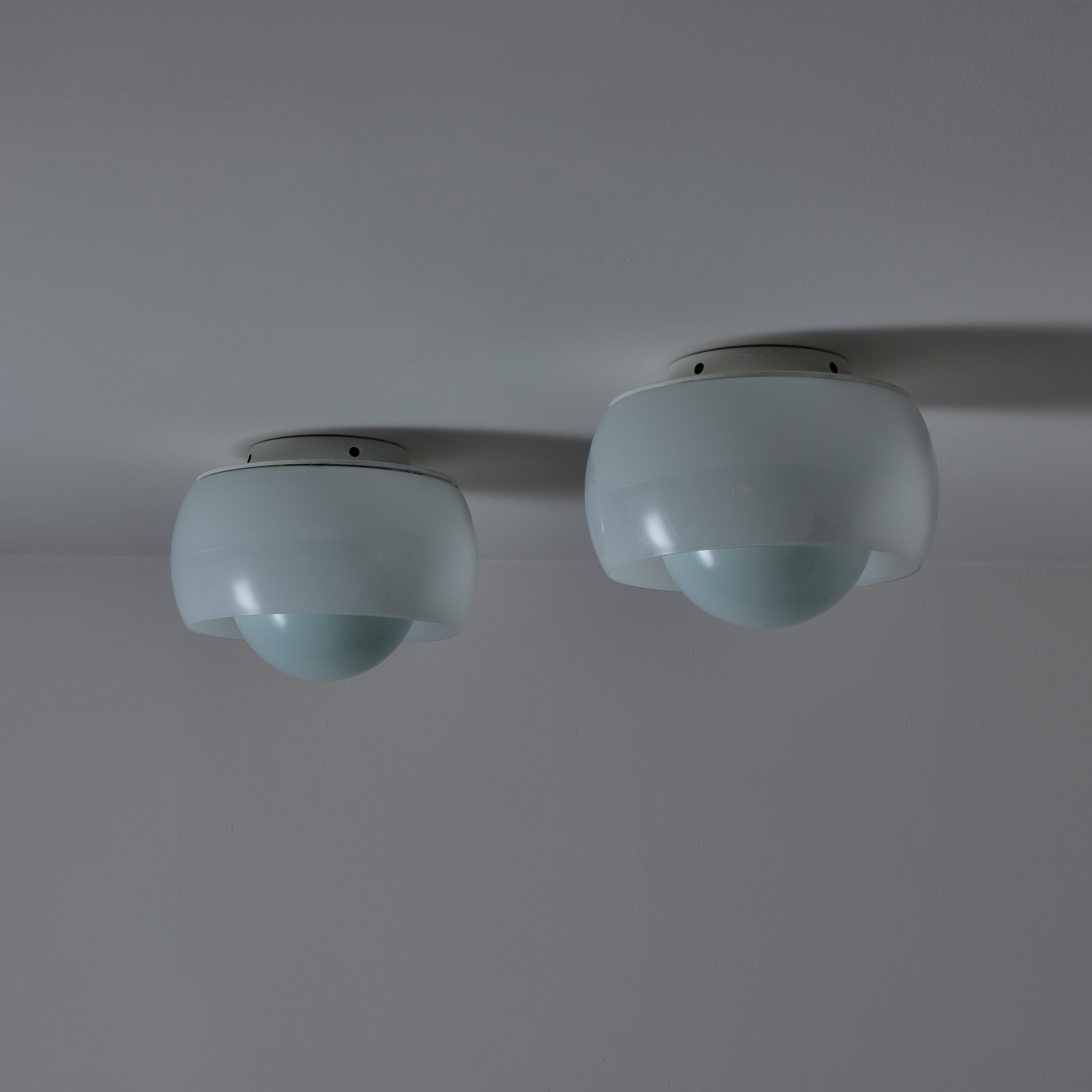 Italian 'Clinio' Flush Mounts by Vico Magistretti for Artemide For Sale
