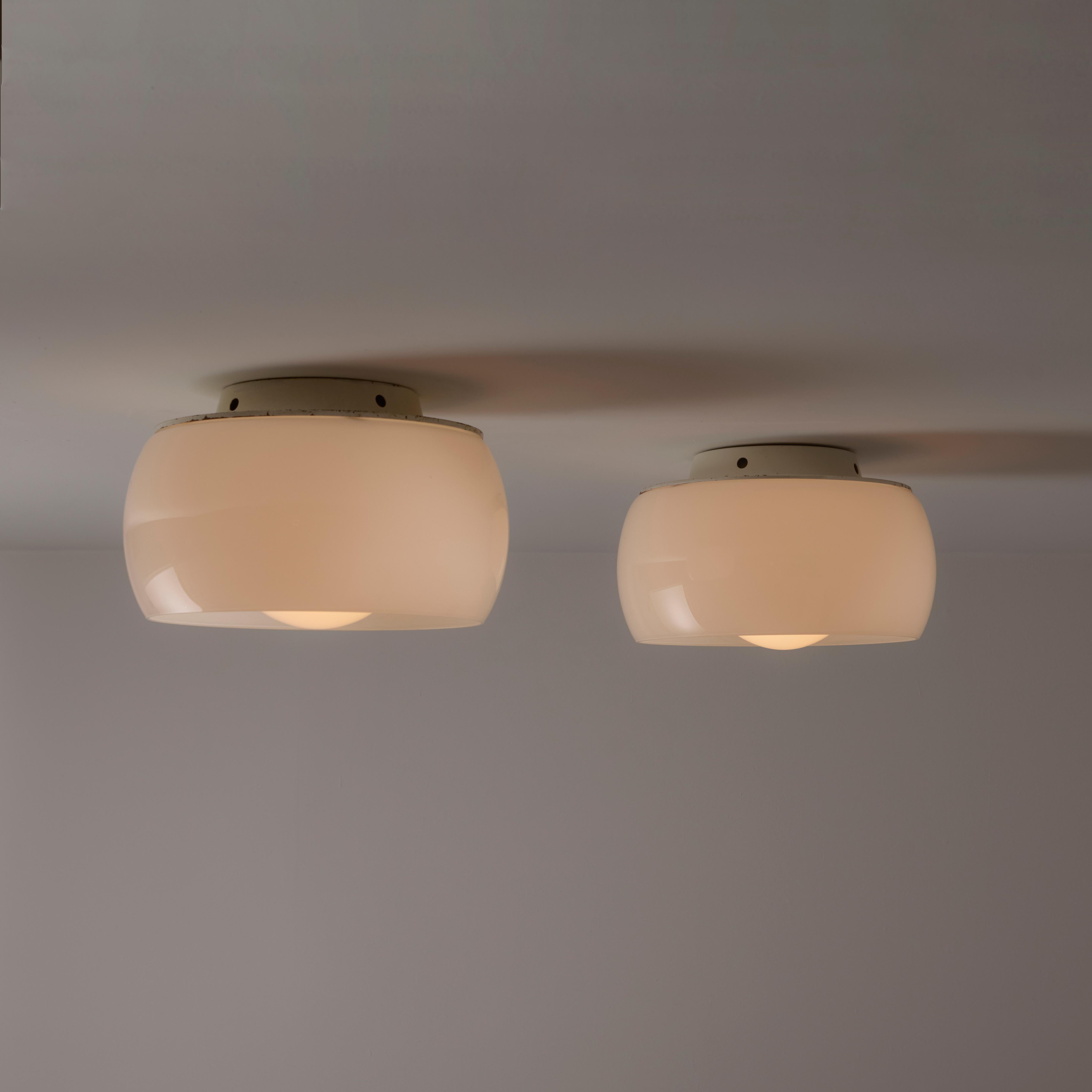 Single 'Clinio' Flush Mount by Vico Magistretti for Artemide In Good Condition In Los Angeles, CA