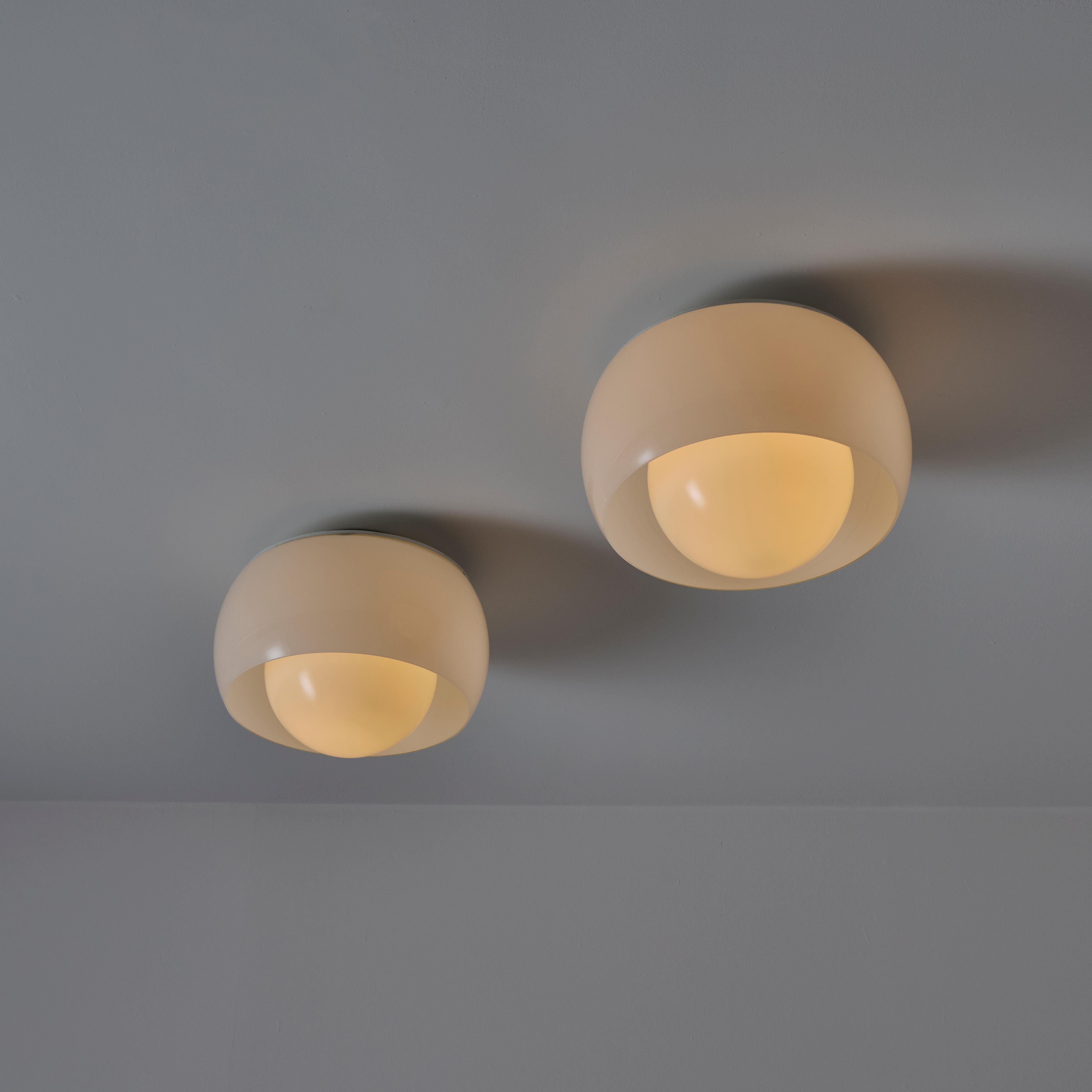 'Clinio' Flush Mounts by Vico Magistretti for Artemide In Good Condition For Sale In Los Angeles, CA