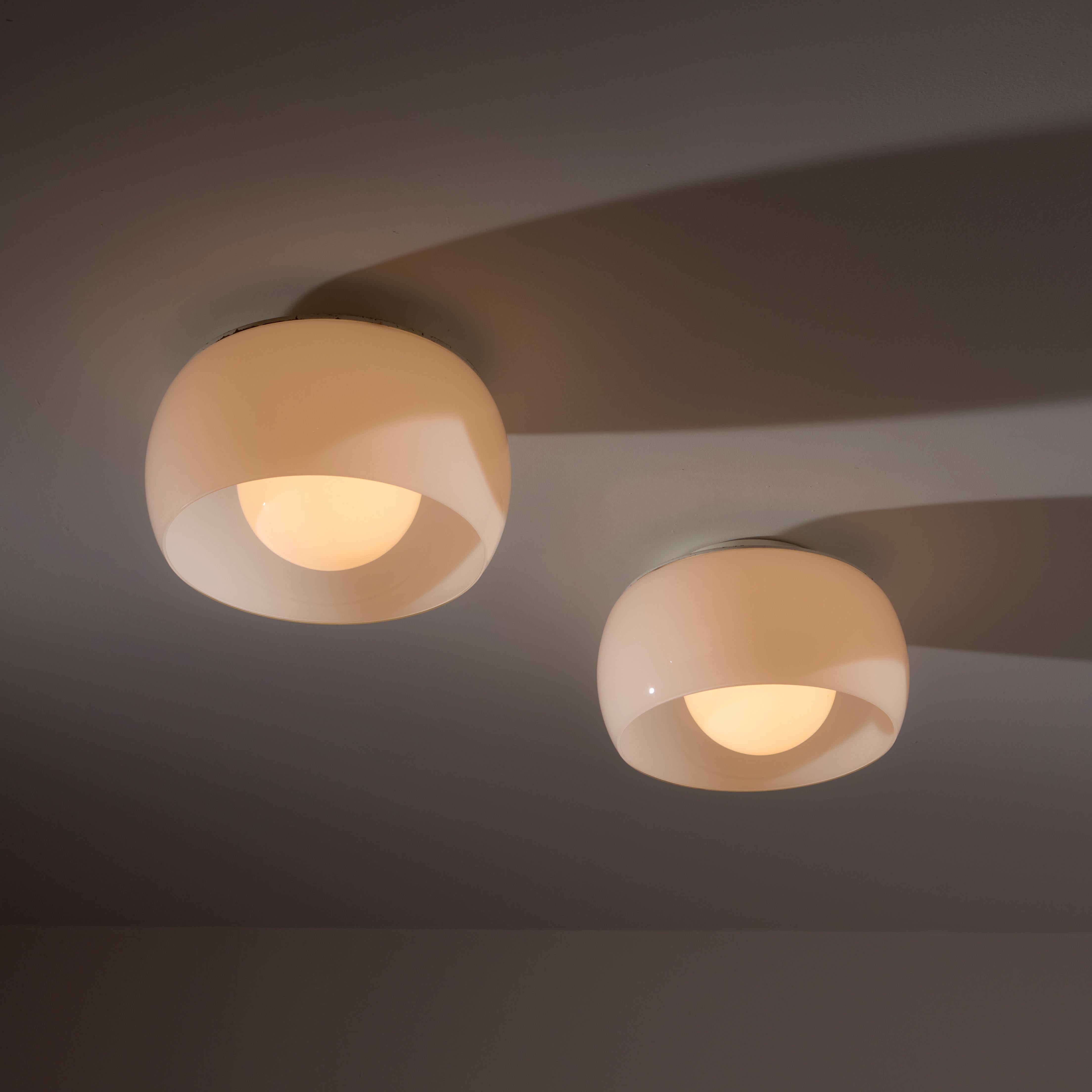 Metal Single 'Clinio' Flush Mount by Vico Magistretti for Artemide