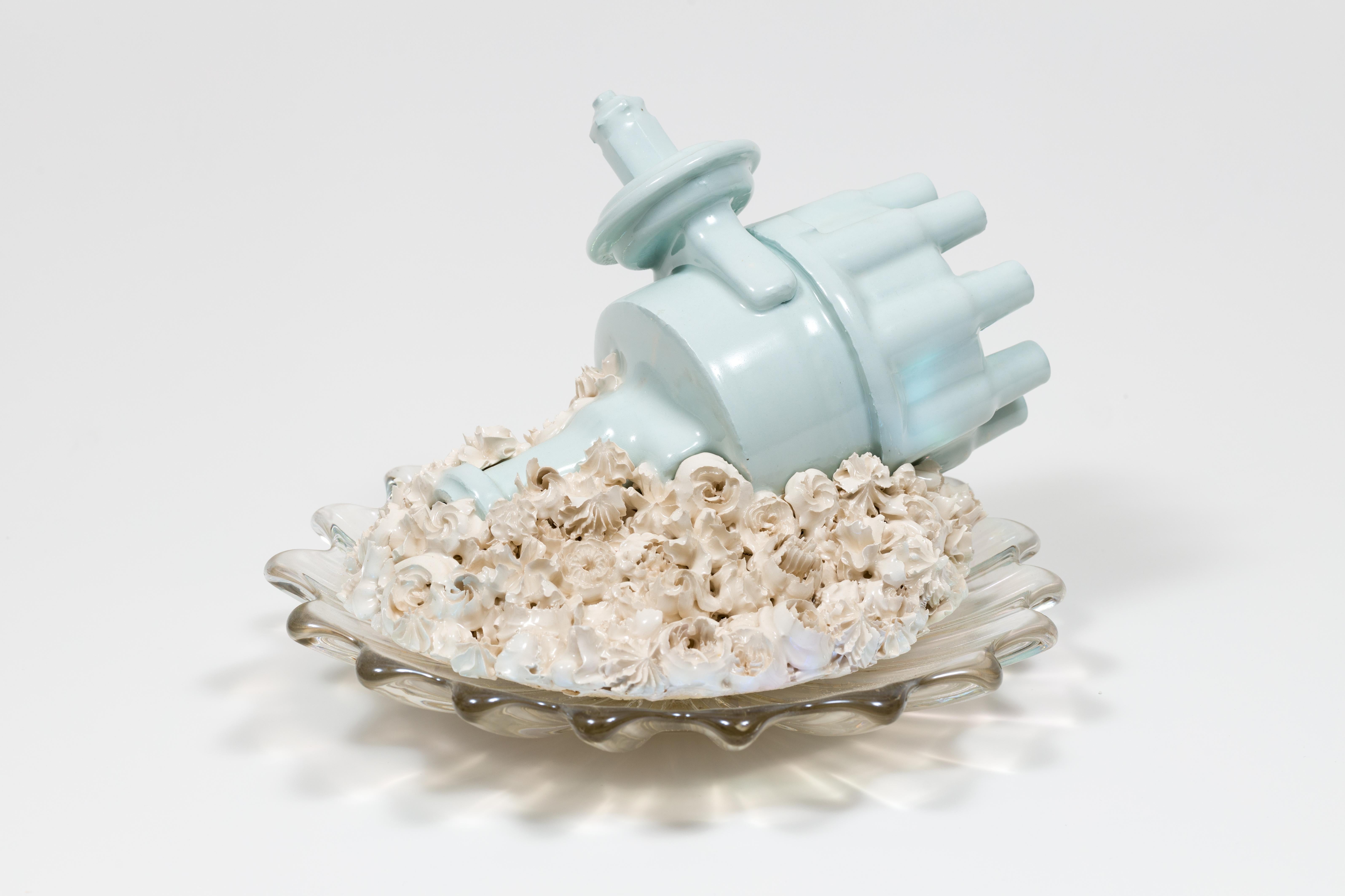Lamenting the loss of the mechanical distributor - Contemporary Sculpture by Clint Neufeld