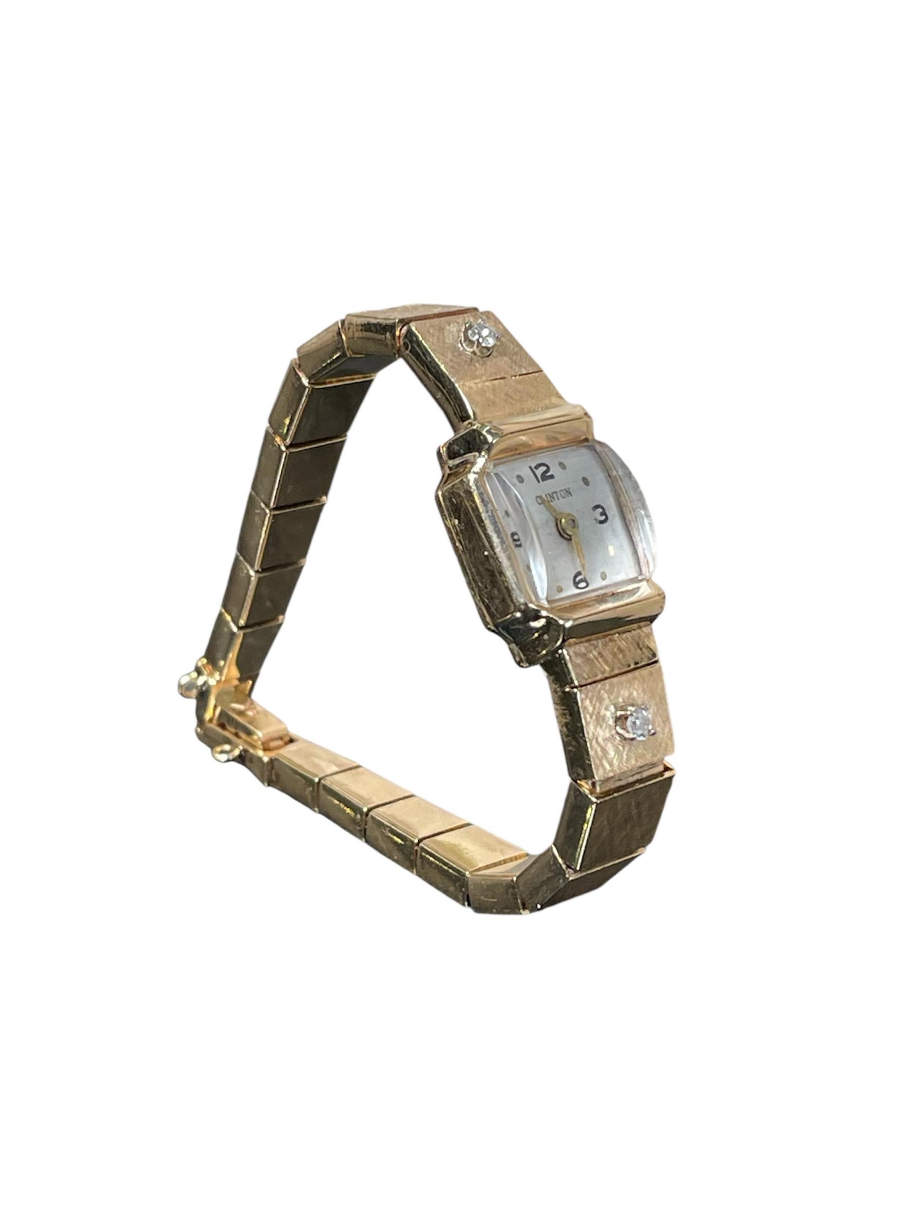 Clinton - Champ Watch Co. Lady’s Wrist Watch In Good Condition For Sale In Guaynabo, PR