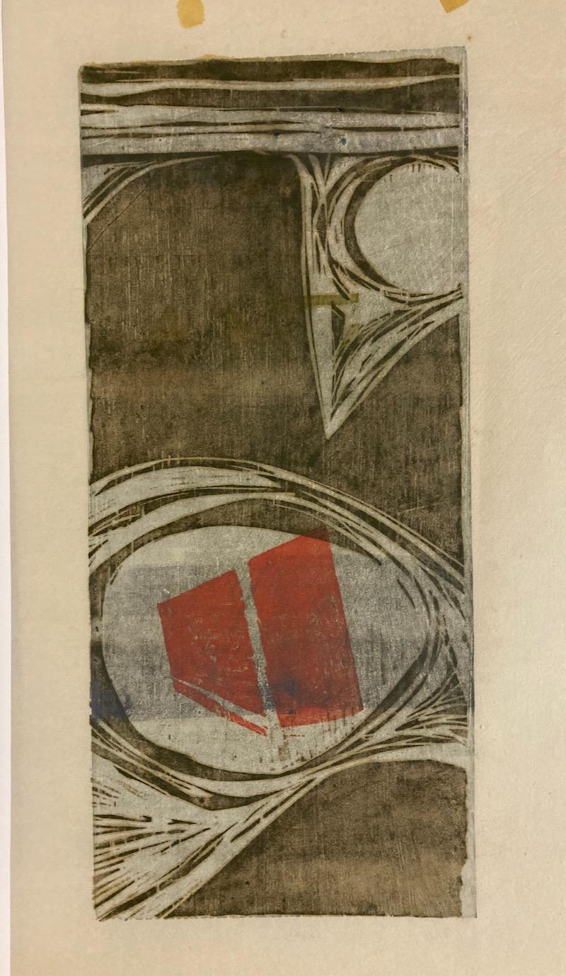 Clinton Hill, Arroyo, 1962, xilografía, paisaje/abstracción en venta 1