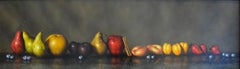 "Still Life with Fruit" - Large Contemporary Framed Painting